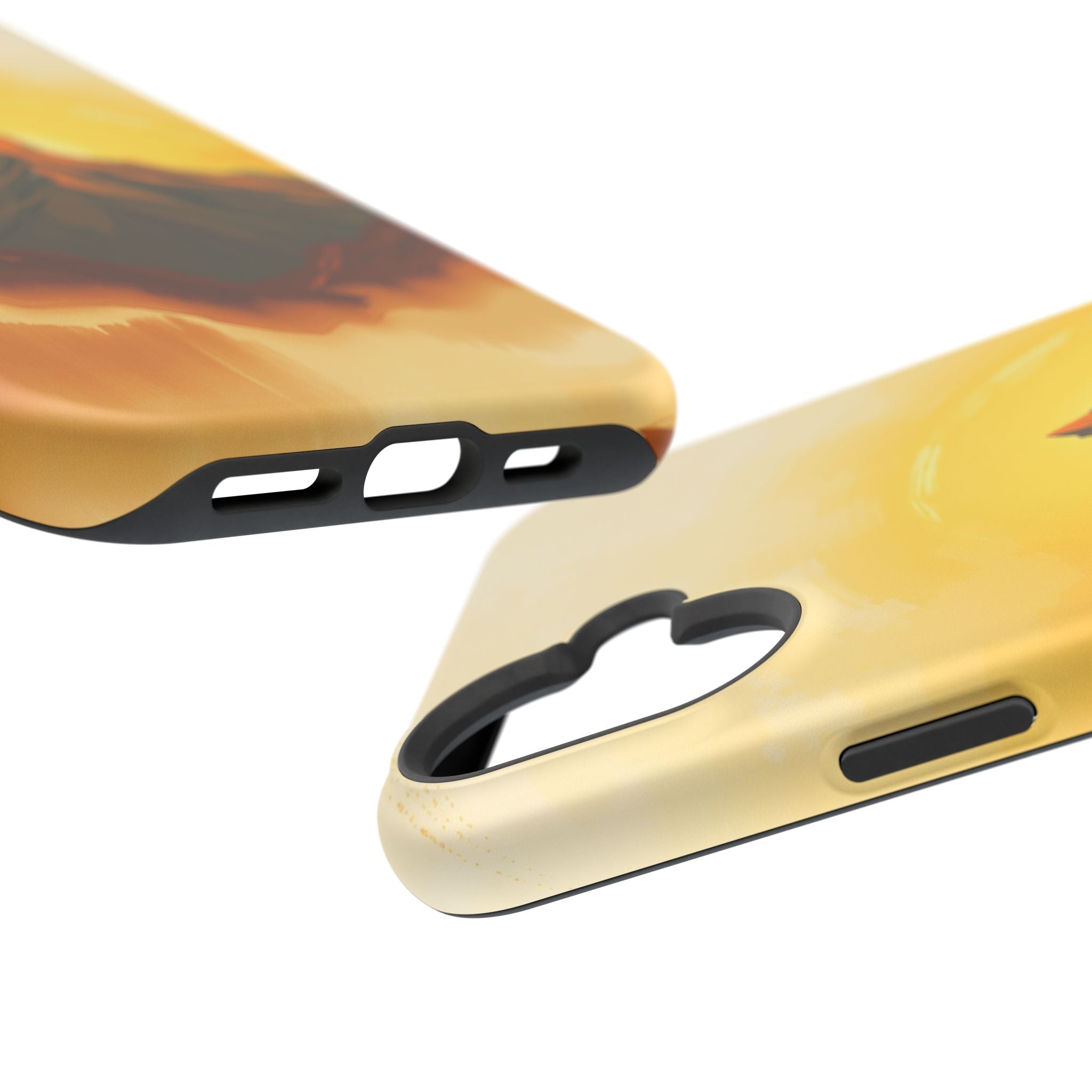 iPhone Mustard And Rust Mountain at Sunrise Slim iPhone Everyday · iPhone Case