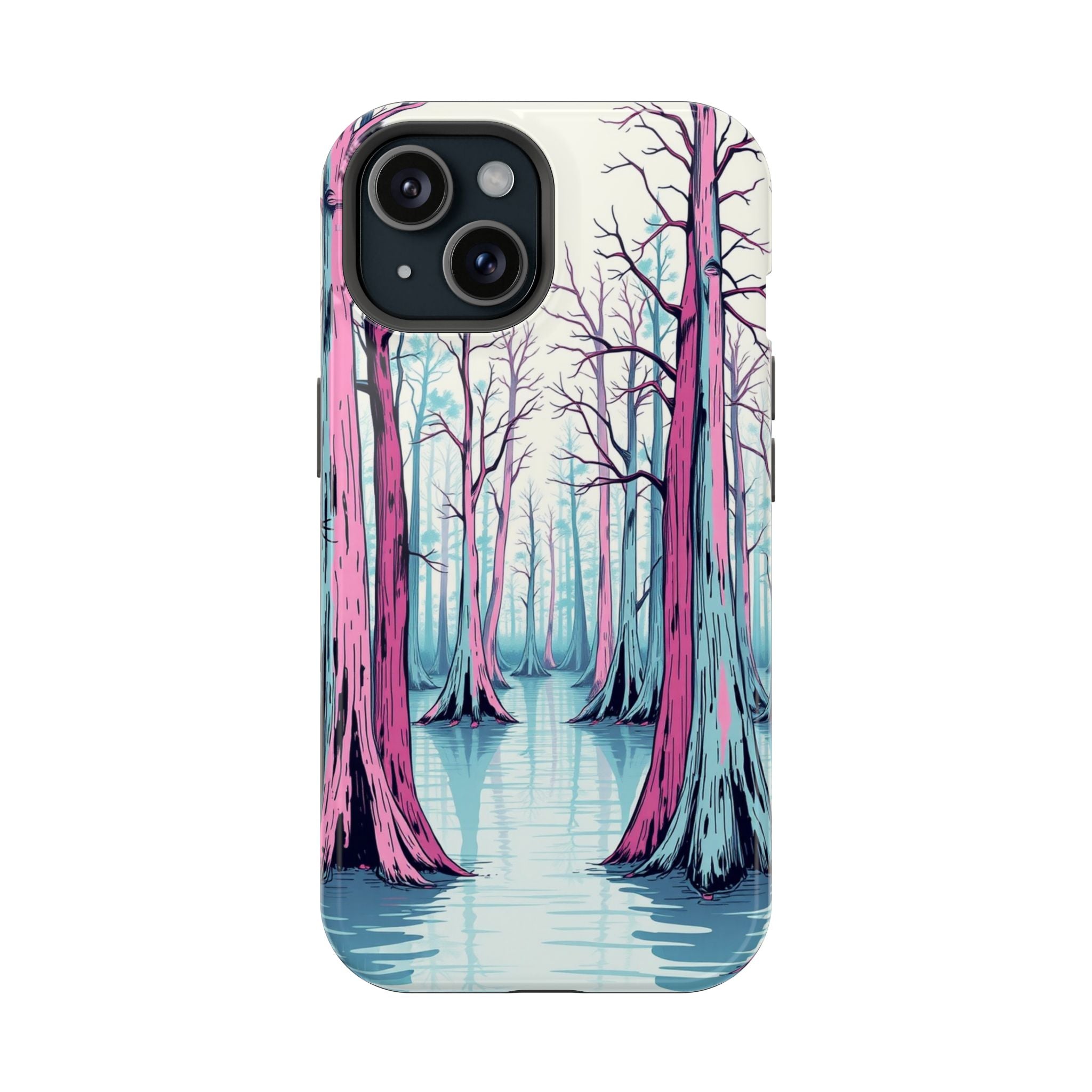 iPhone Cypress Swamp Hand-Drawn Sketch Slim Everyday Designer Case · iPhone Case