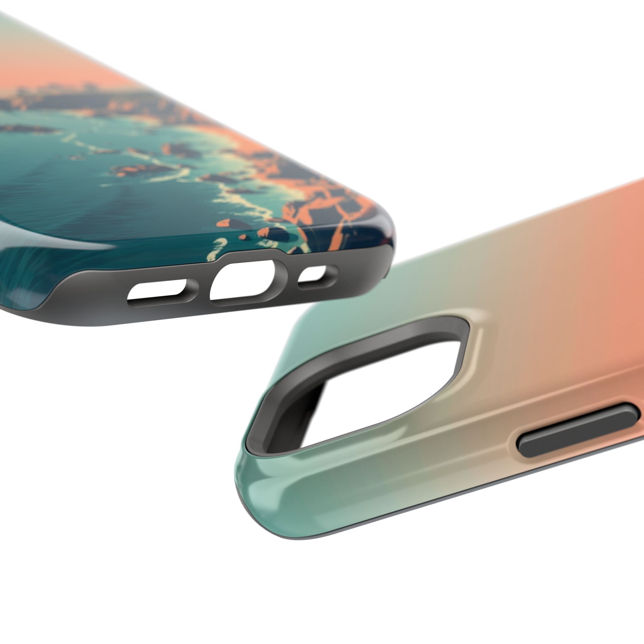 iPhone Radiant Pebble Beach Design Bold Modern Everyday Snap Case · iPhone Case