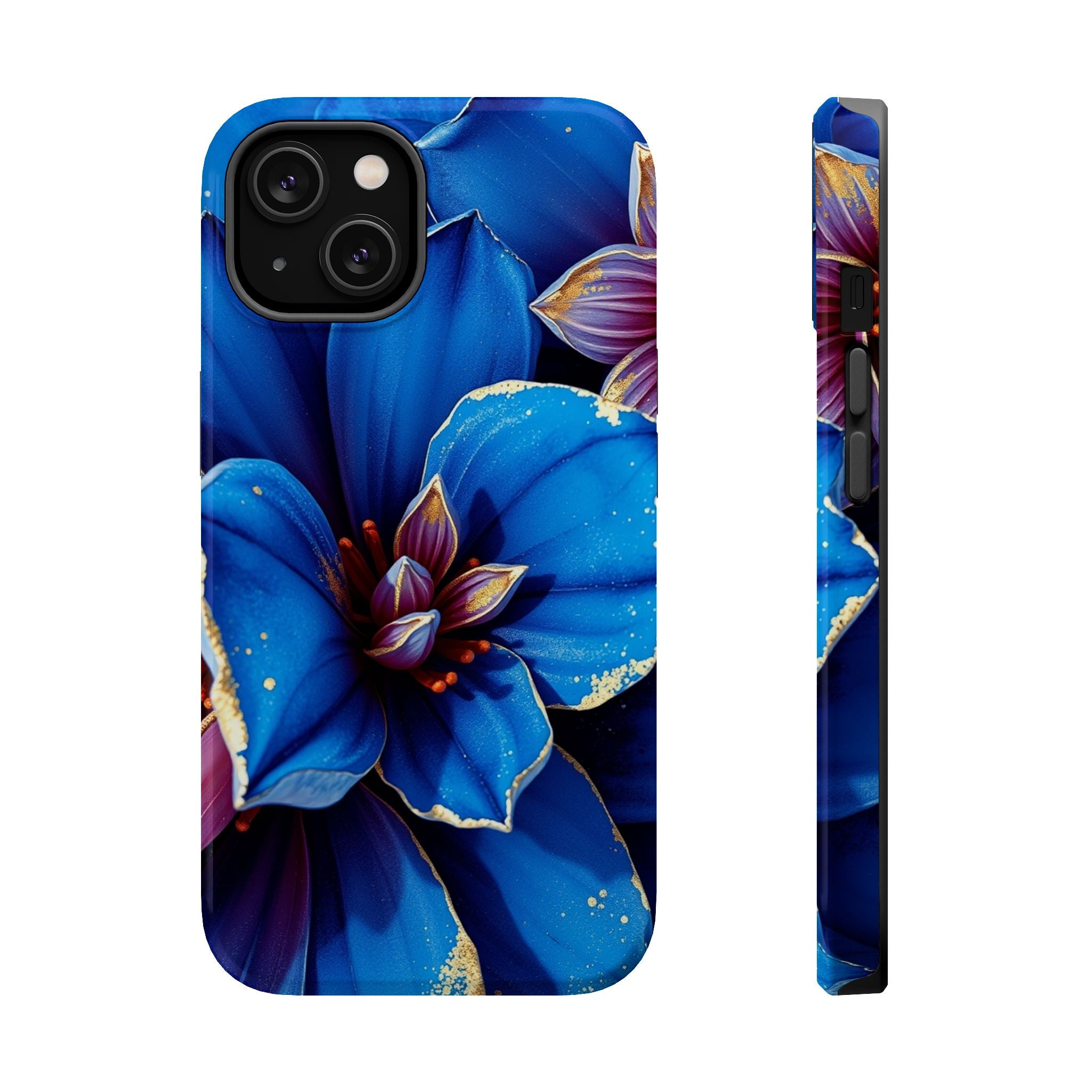 iPhone Floral Gold Foil Serene Design Slim Snap Case Ga · iPhone Case
