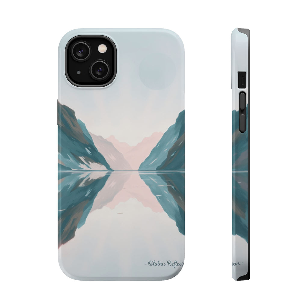 iPhone Fjord Reflection Oil Painting Impressionist iPhone Artistic · iPhone Case