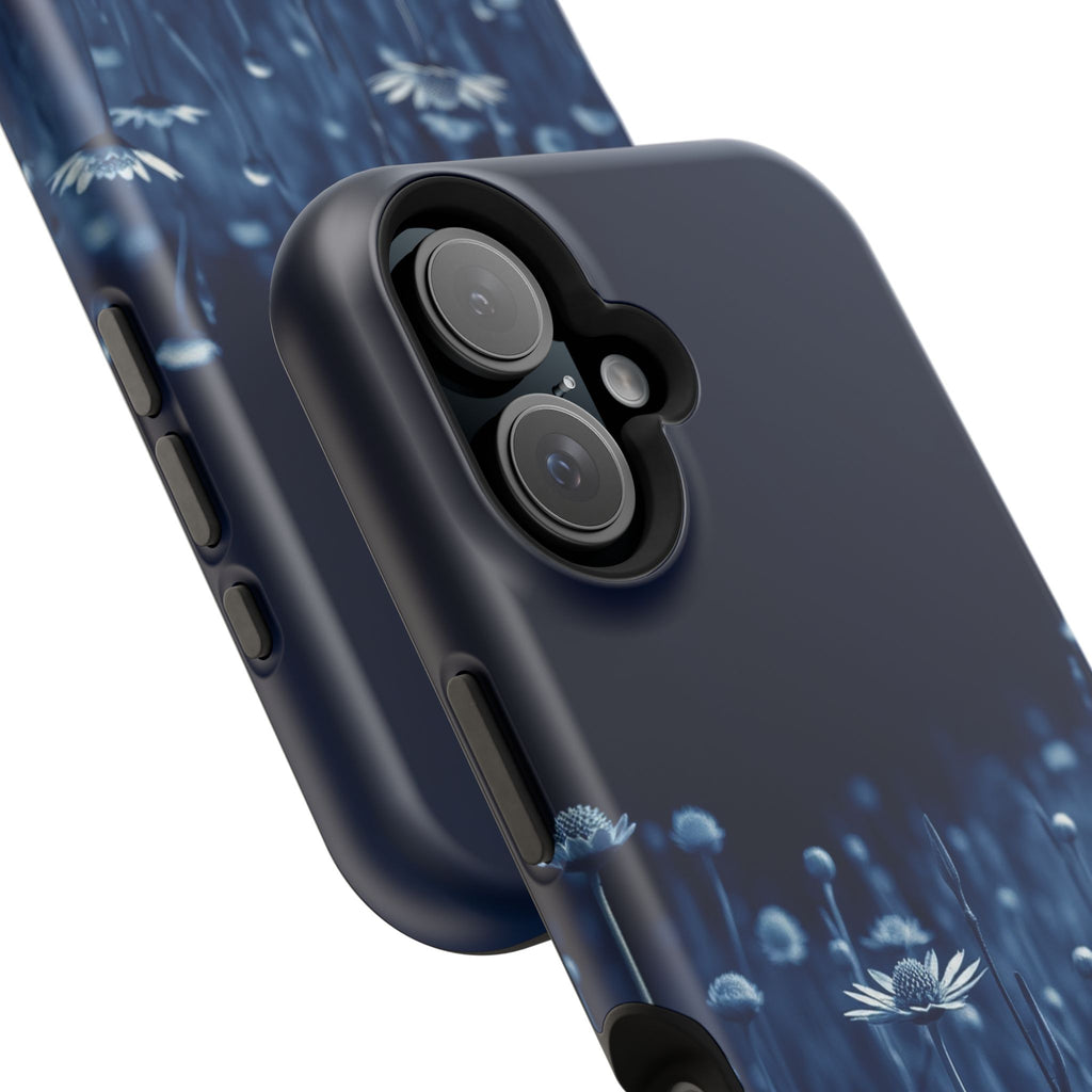iPhone Midnight Blue And Silver Wildflower Field Clean iPhone Minimal · iPhone C