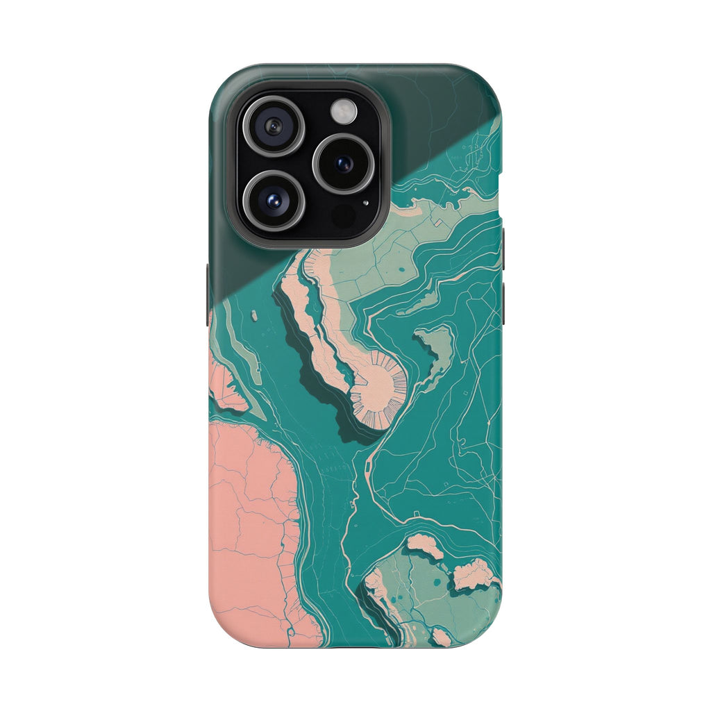 iPhone Earthy River Delta Aerial Design Slim Everyday iPhone 18 · iPhone Case