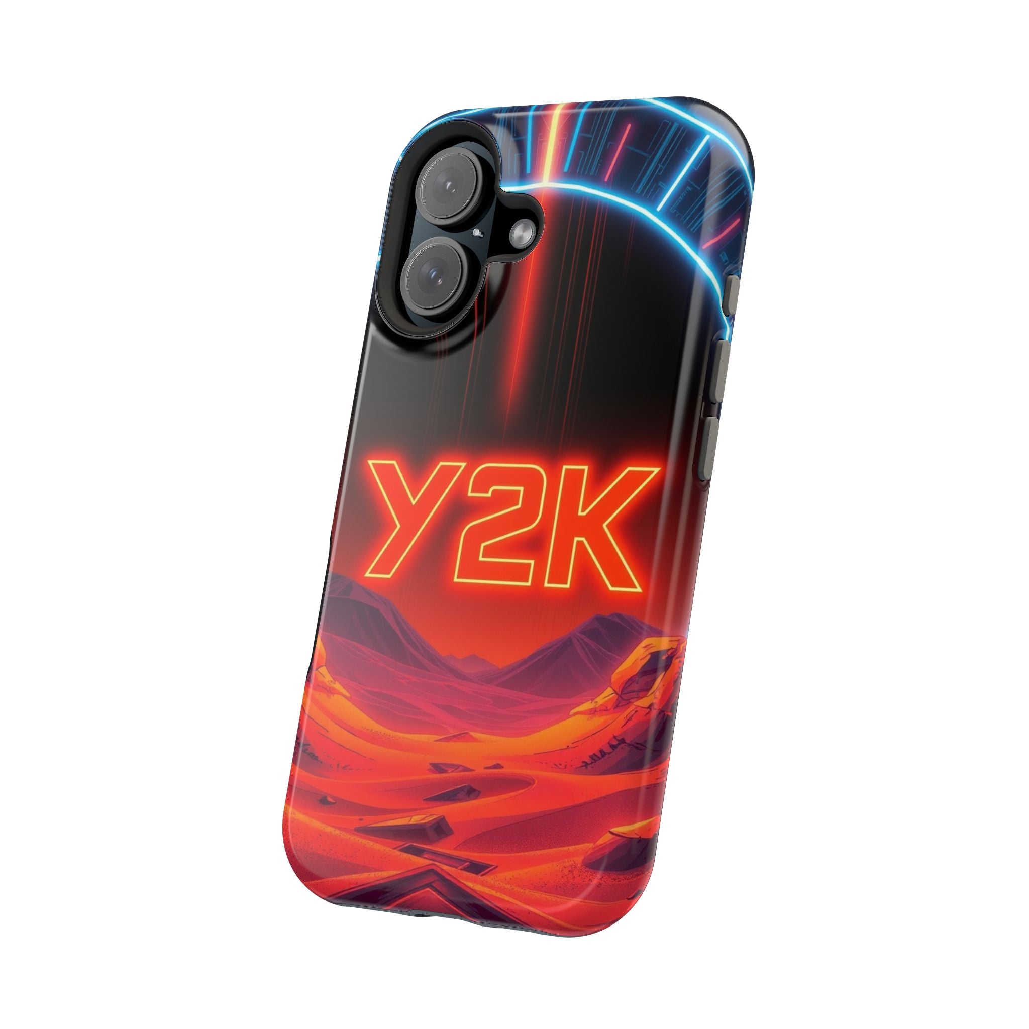 iPhone Y2K Holographic Enchanted Art Slim Everyday Designer Case · iPhone Case