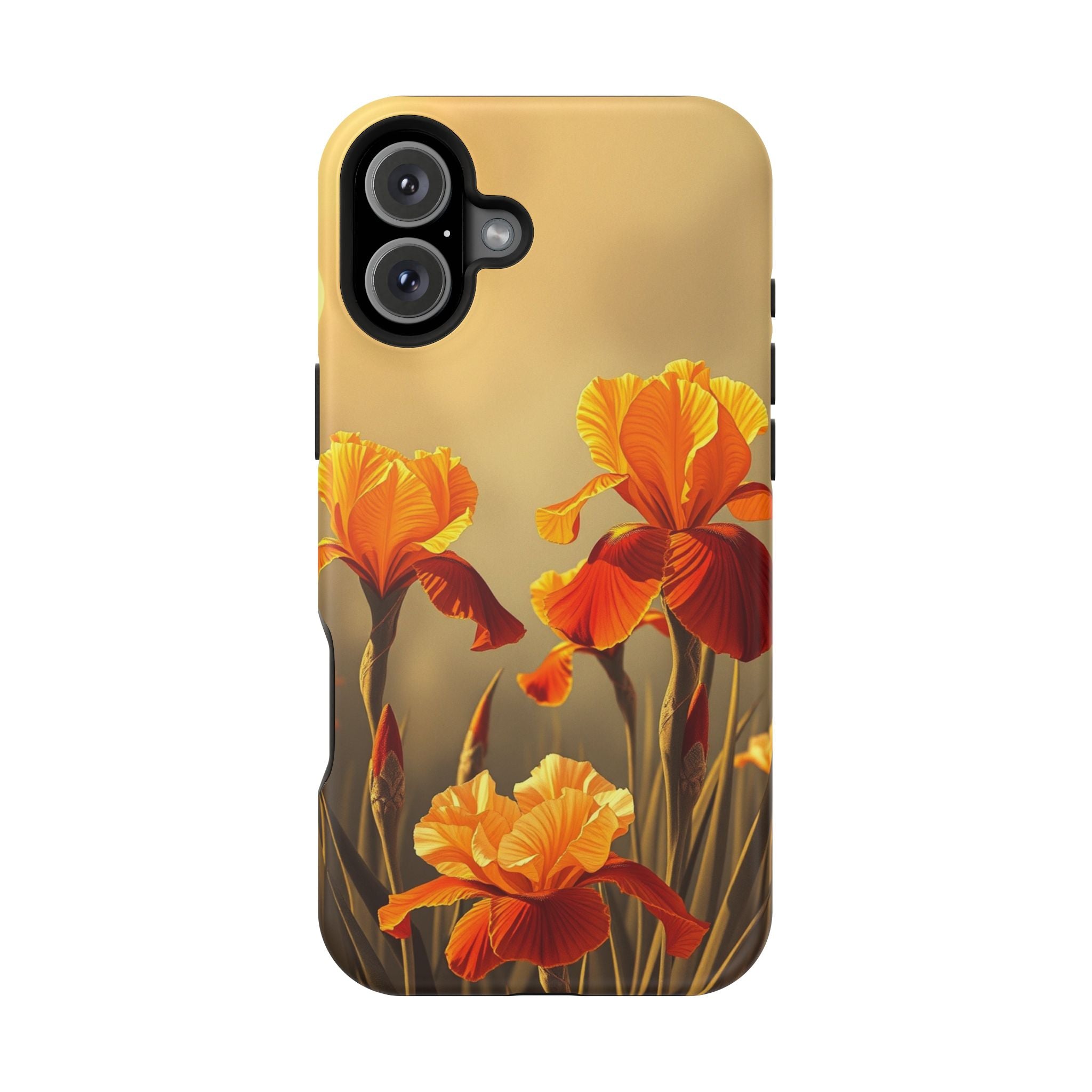 iPhone Iris Garden Gold Foil Luxury Slim Everyday Designer Case · iPhone Case