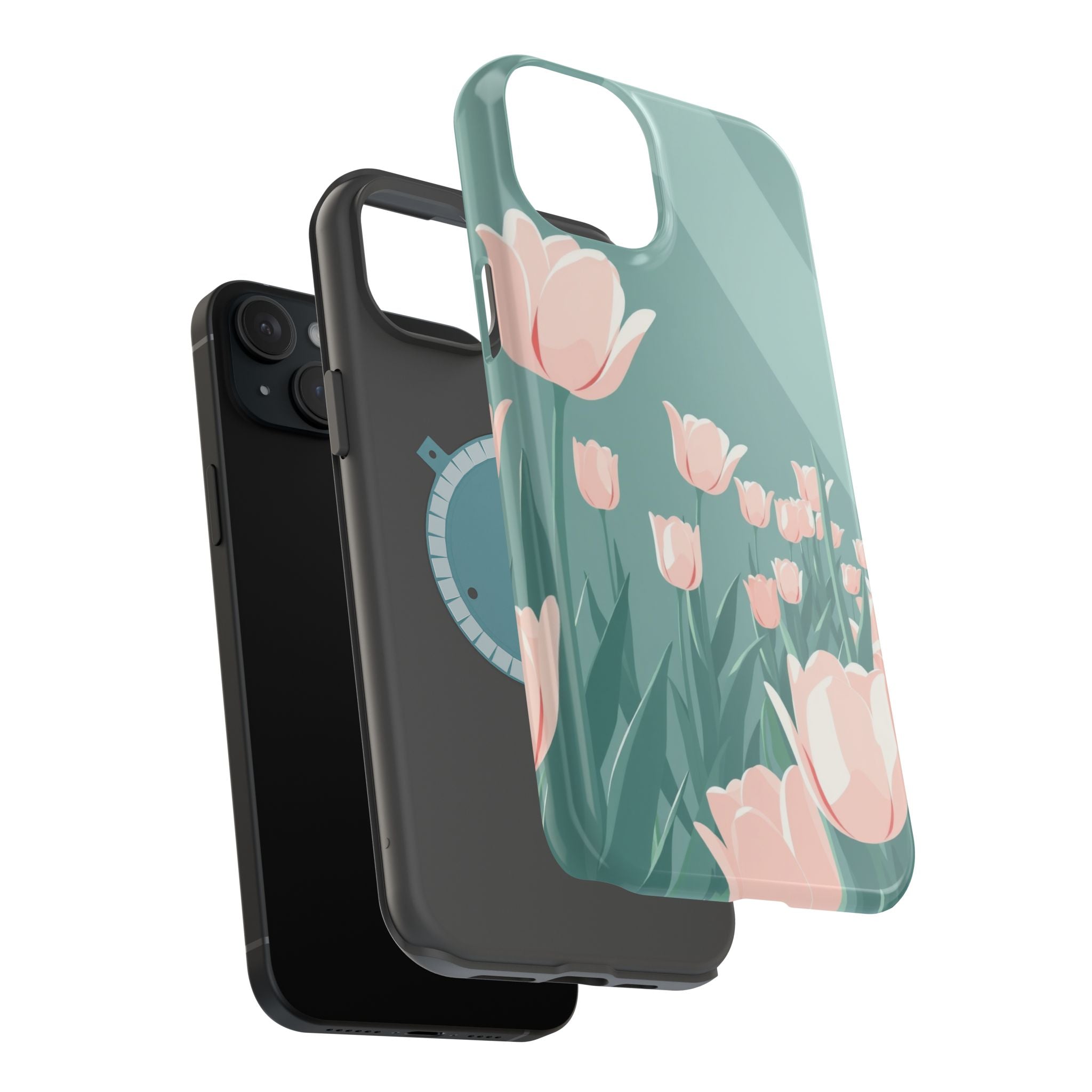 iPhone Tulip Row Enchanted Art Slim Everyday Designer Case · iPhone Case