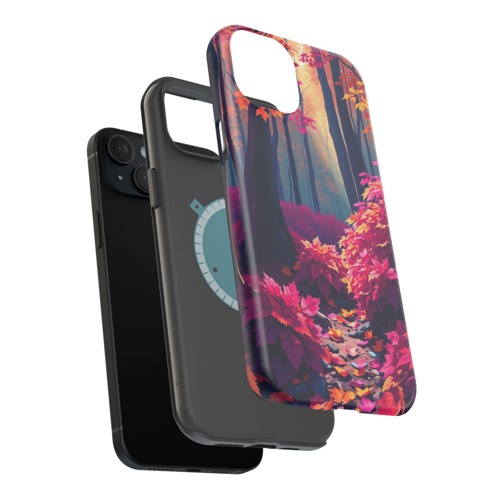iPhone Earthy Autumn Forest Floor Design Slim Everyday iPhone Designer · iPhone