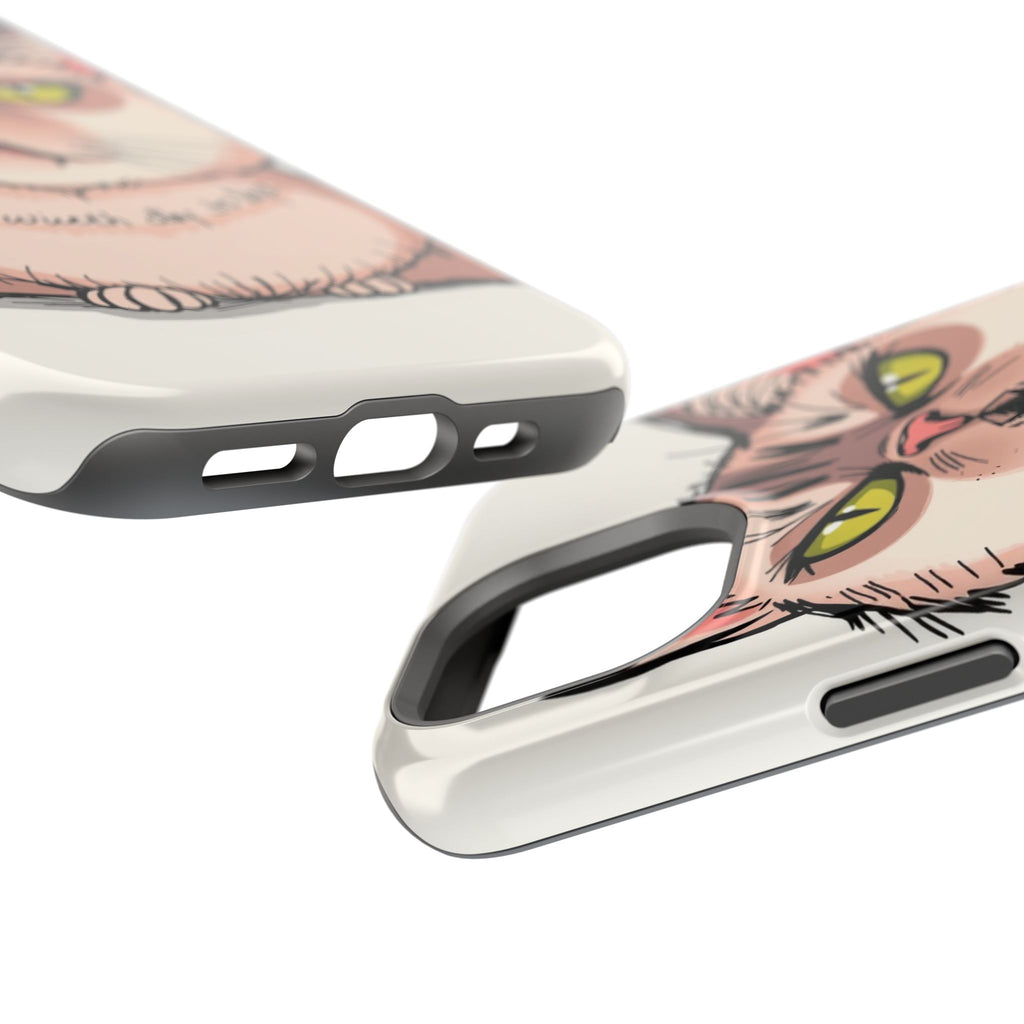 iPhone Sarcastic Cat Verdict Hand-Drawn Sketch Soft Finish Everyday Case · iPhon