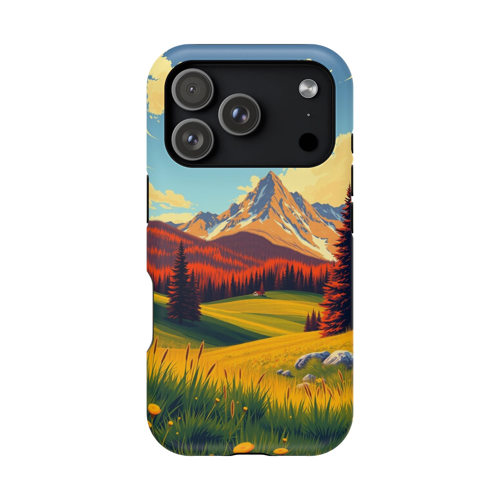 iPhone Radiant Alpine Meadow Design Slim Everyday Designer Case · iPhone Case