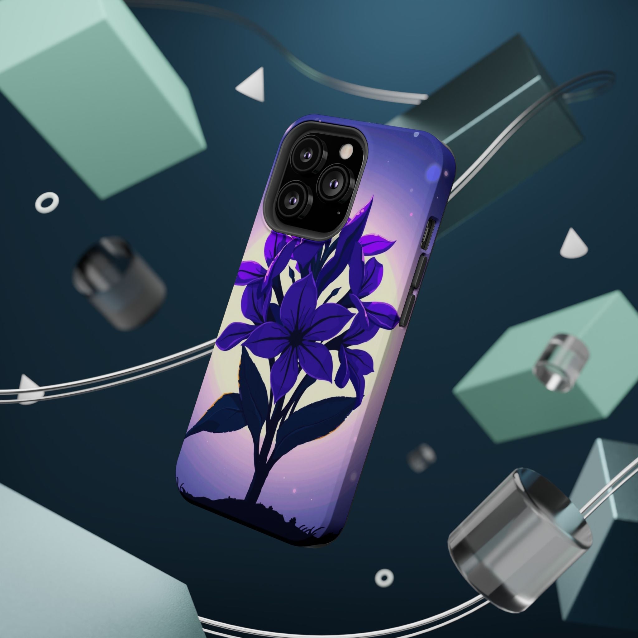 iPhone Floral Crown Mystic Art 13 Bold Modern Everyday Snap Case · iPhone Case