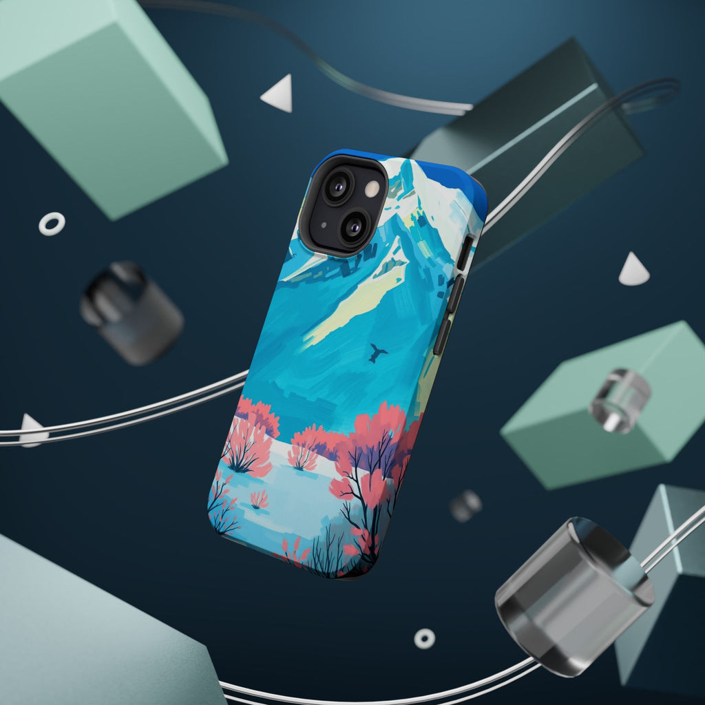 iPhone Snow Field Electric Art Slim Everyday Designer Case · iPhone Case
