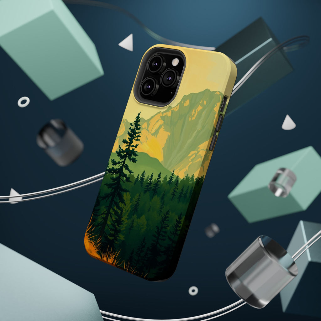 iPhone Pine Ridge Oil Painting Impressionist Slim iPhone Everyday · iPhone Case
