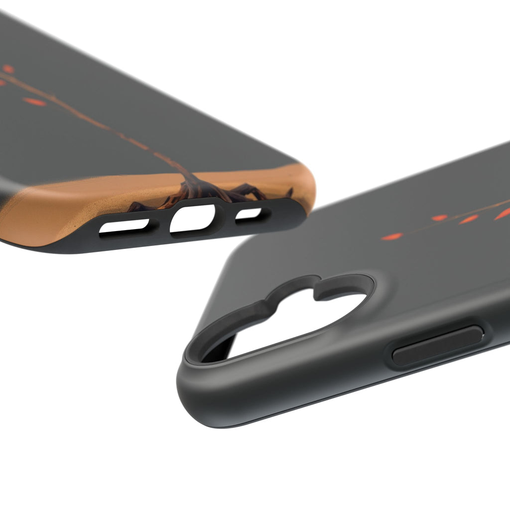 iPhone Burnt Orange And Sand Minimalist Stem Slim iPhone Everyday · iPhone Case
