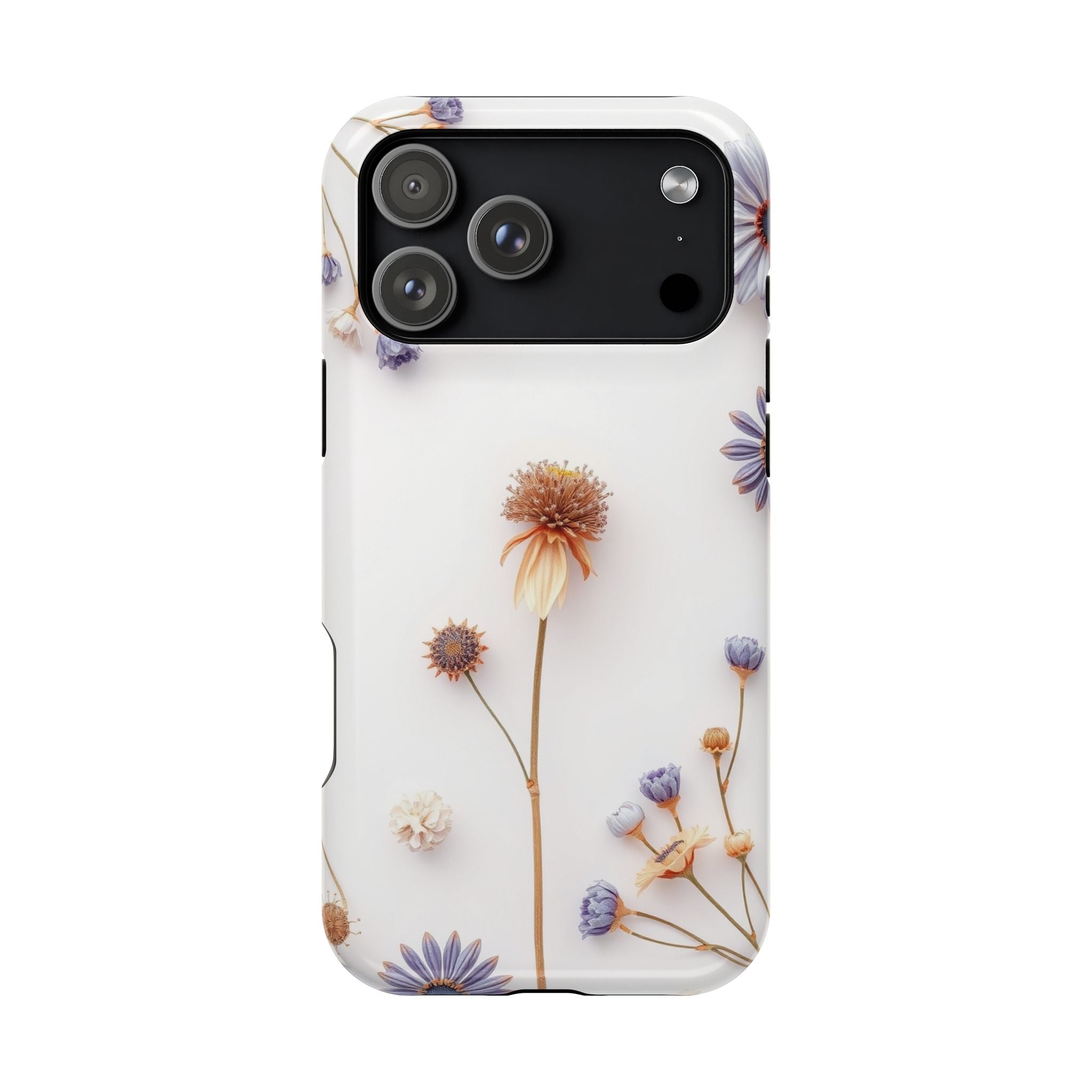 iPhone Dried Flower Flat Lay Bold Art Slim Everyday Designer Case · iPhone Case
