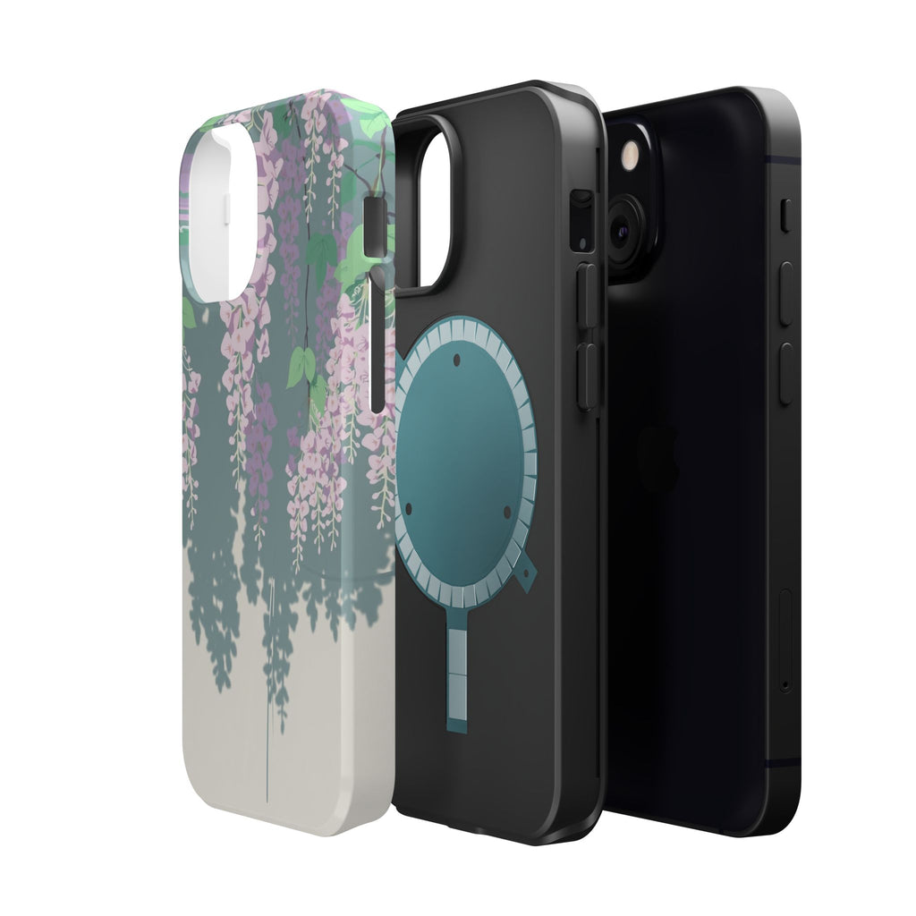 iPhone Dreamy Wisteria Cascade Design Slim Everyday Designer Case · iPhone Case