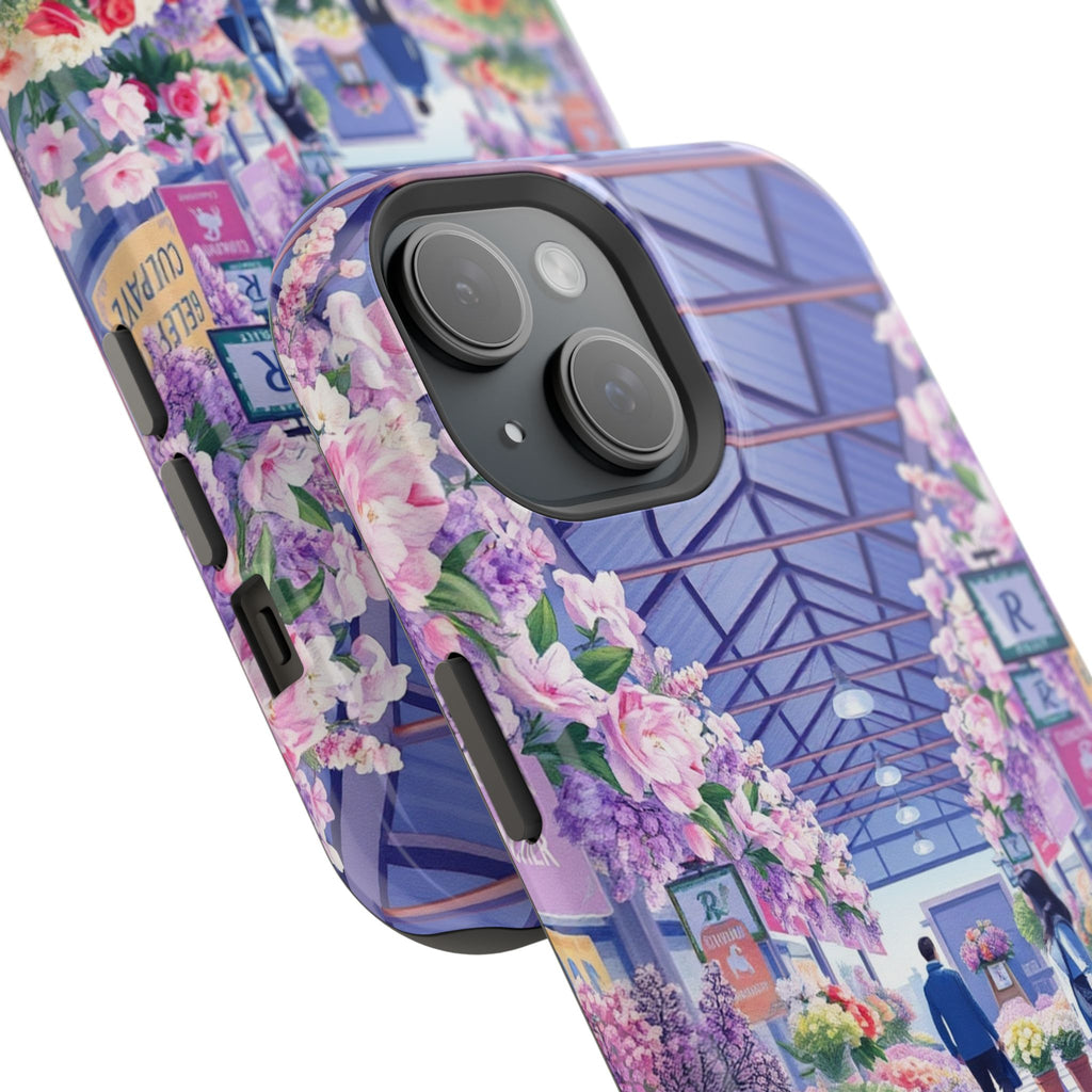 iPhone Flower Market Cinematic Art Clean Minimal Snap Cas Slim Snap Case · iPhon