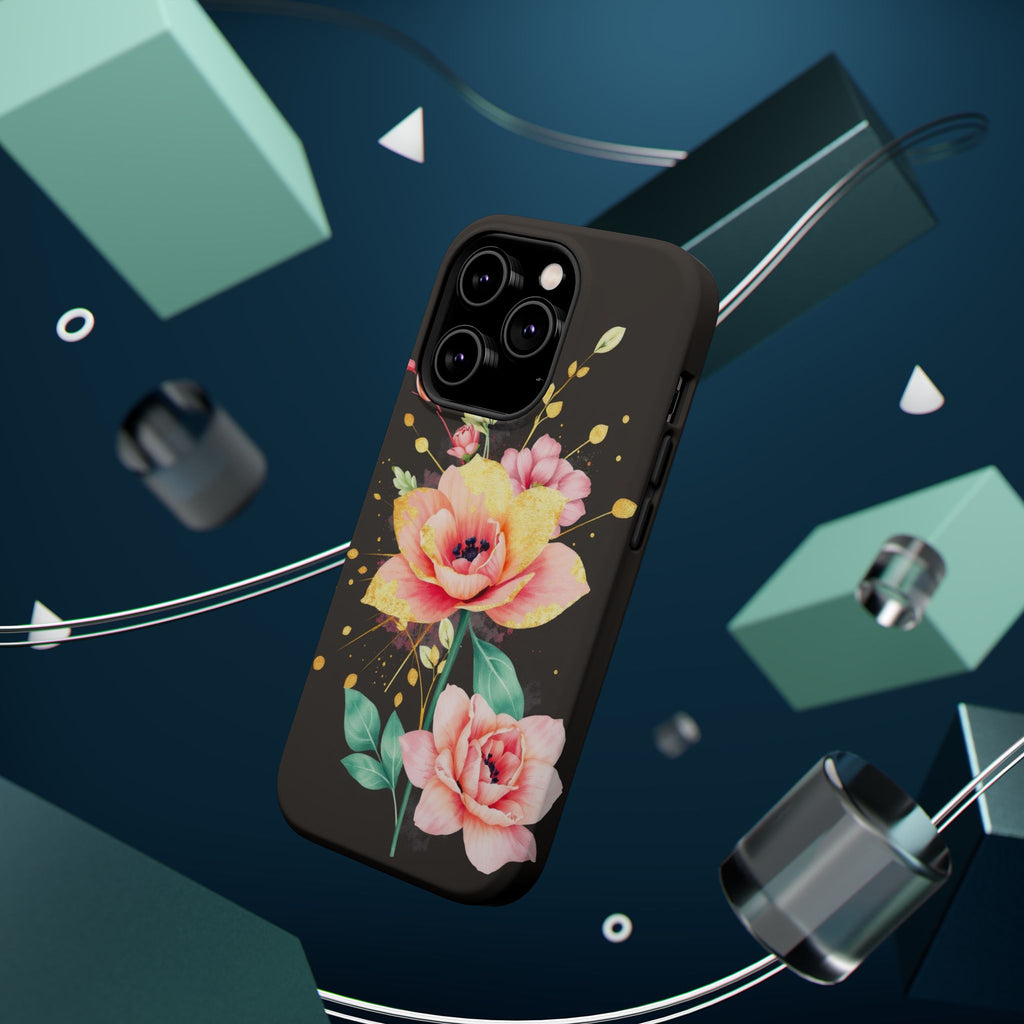 iPhone Earthy Floral Watercolor Splash Design Clean iPhone 14 Minimal · iPhone C