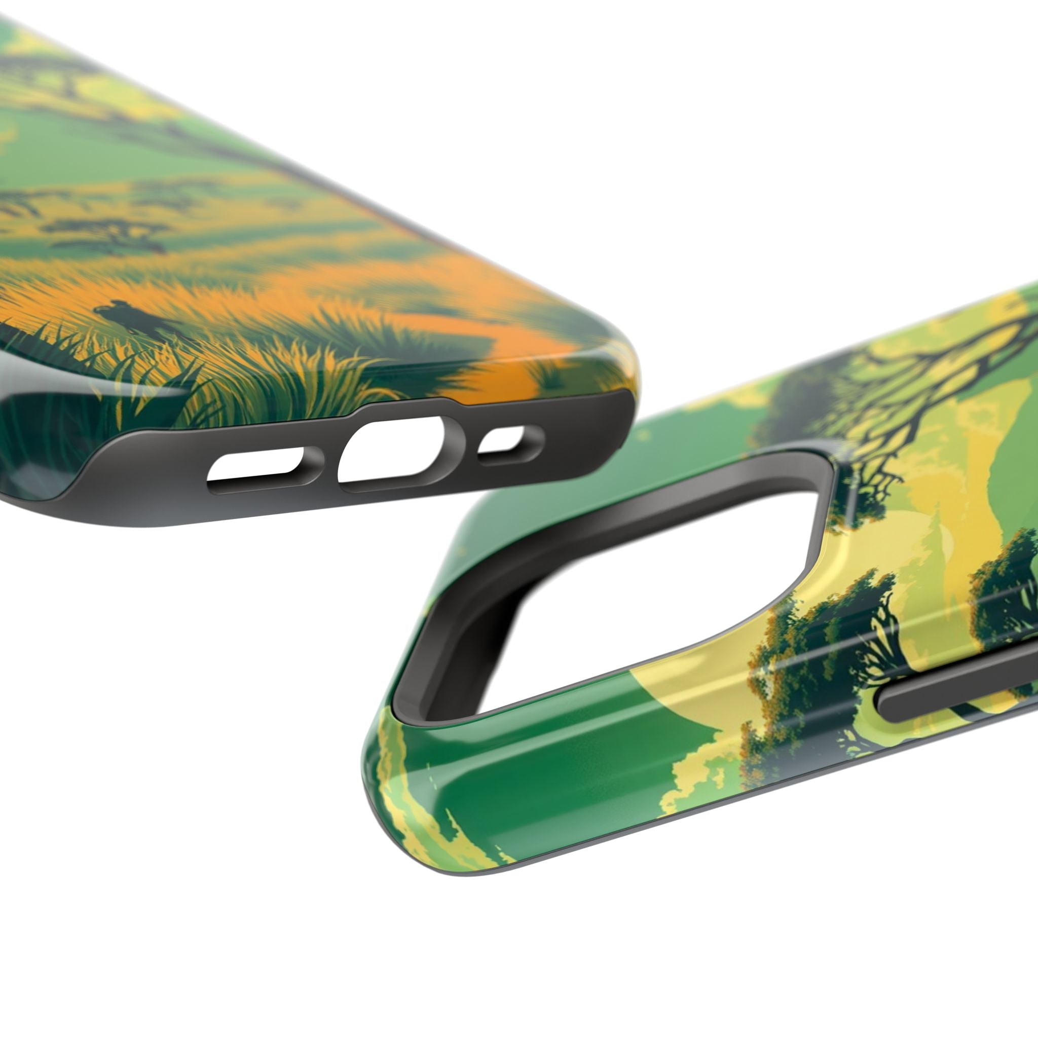 iPhone Savanna Horizon Pixel Art -Bit Slim Everyday Designer Case · iPhone Case
