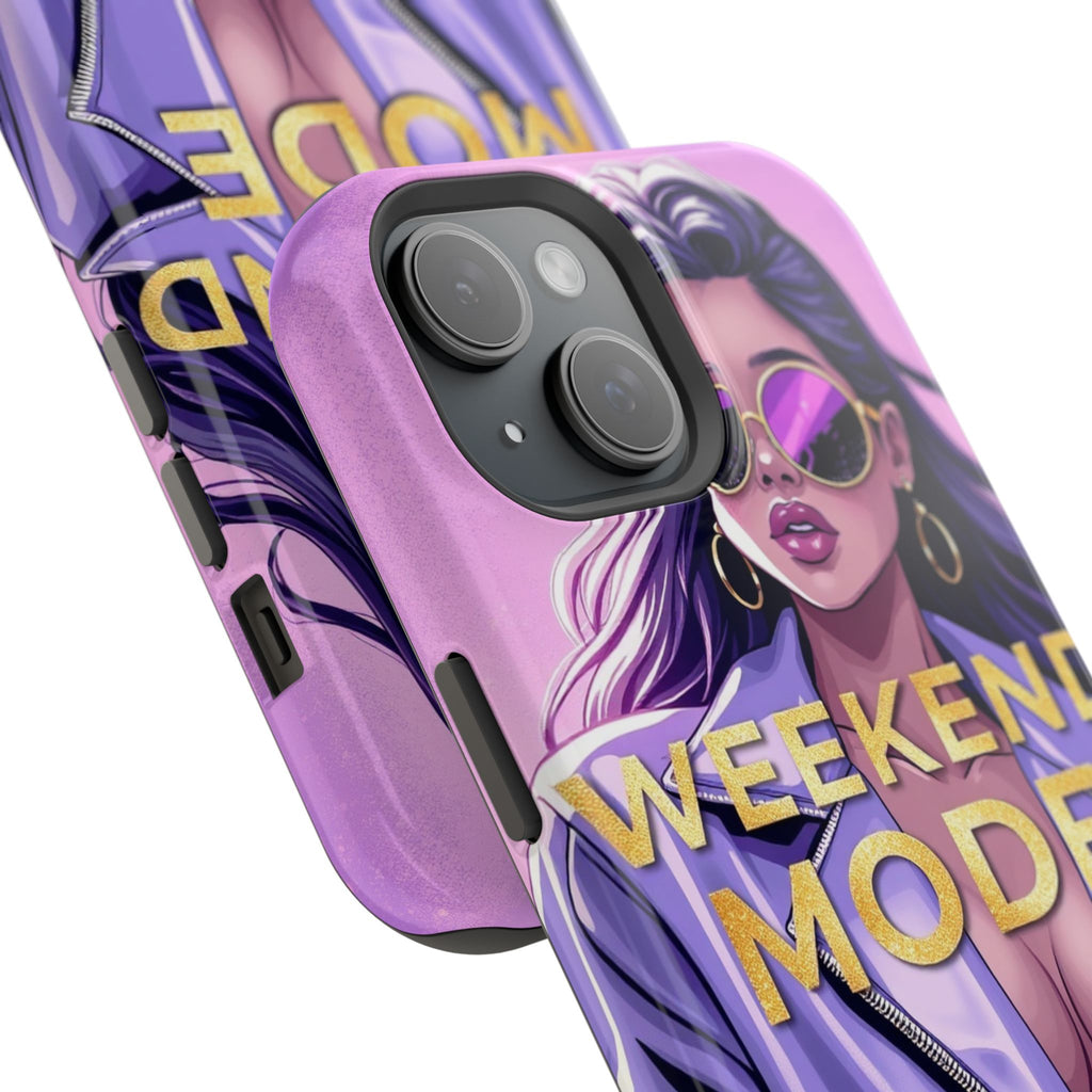 iPhone Lavender And Pearl Weekend Mode On Slim Everyday Designer Case · iPhone C
