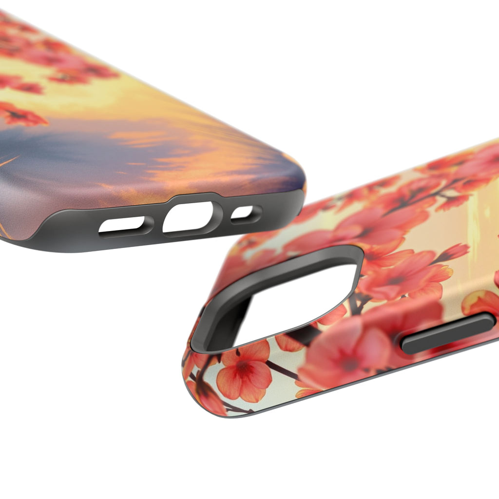 iPhone Sunset Amber And Peach Blossom Trail Slim Snap Cas Carry Case · iPhone Ca