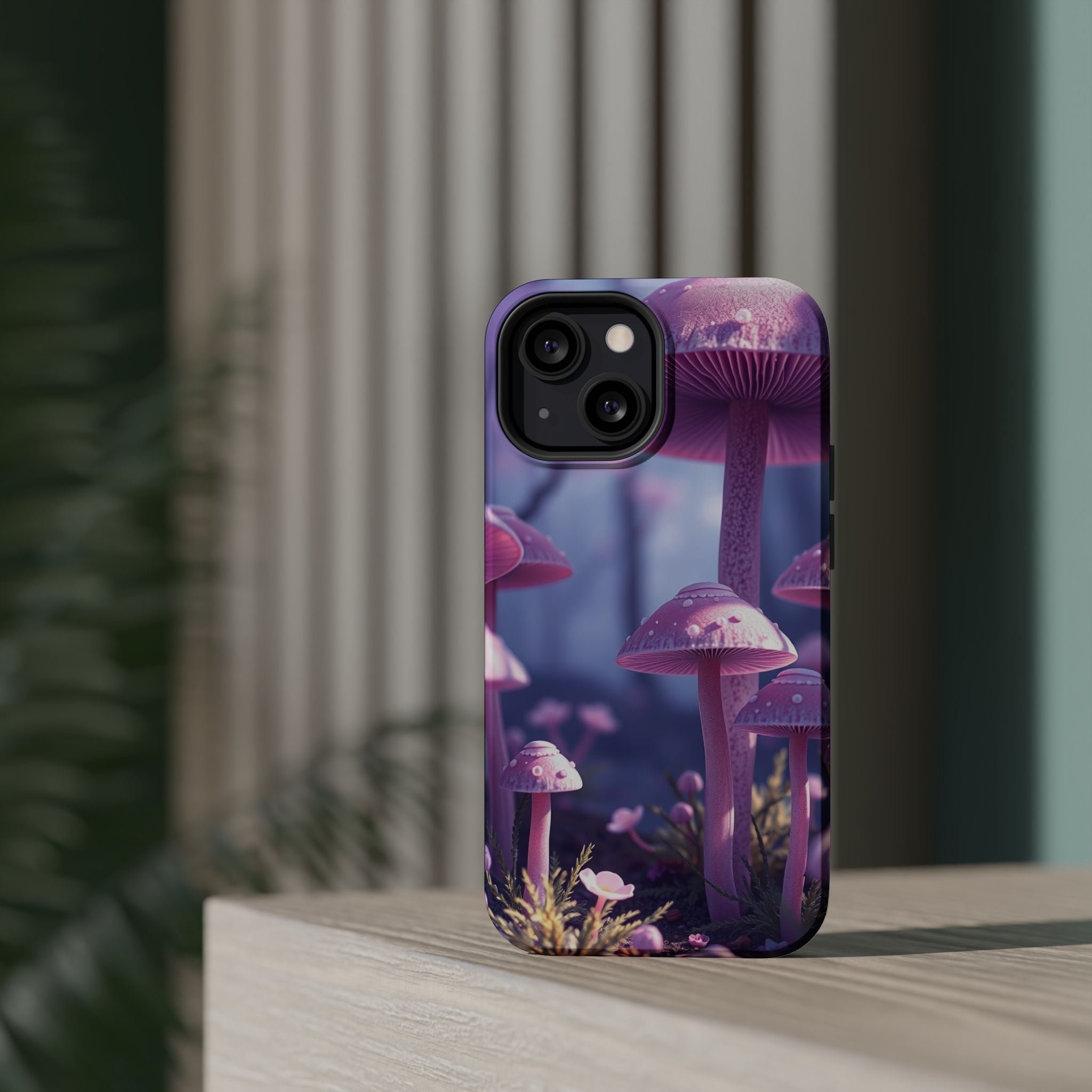 iPhone Mushroom Forest Dreamy Ethereal Slim Everyday Designer Case · iPhone Case