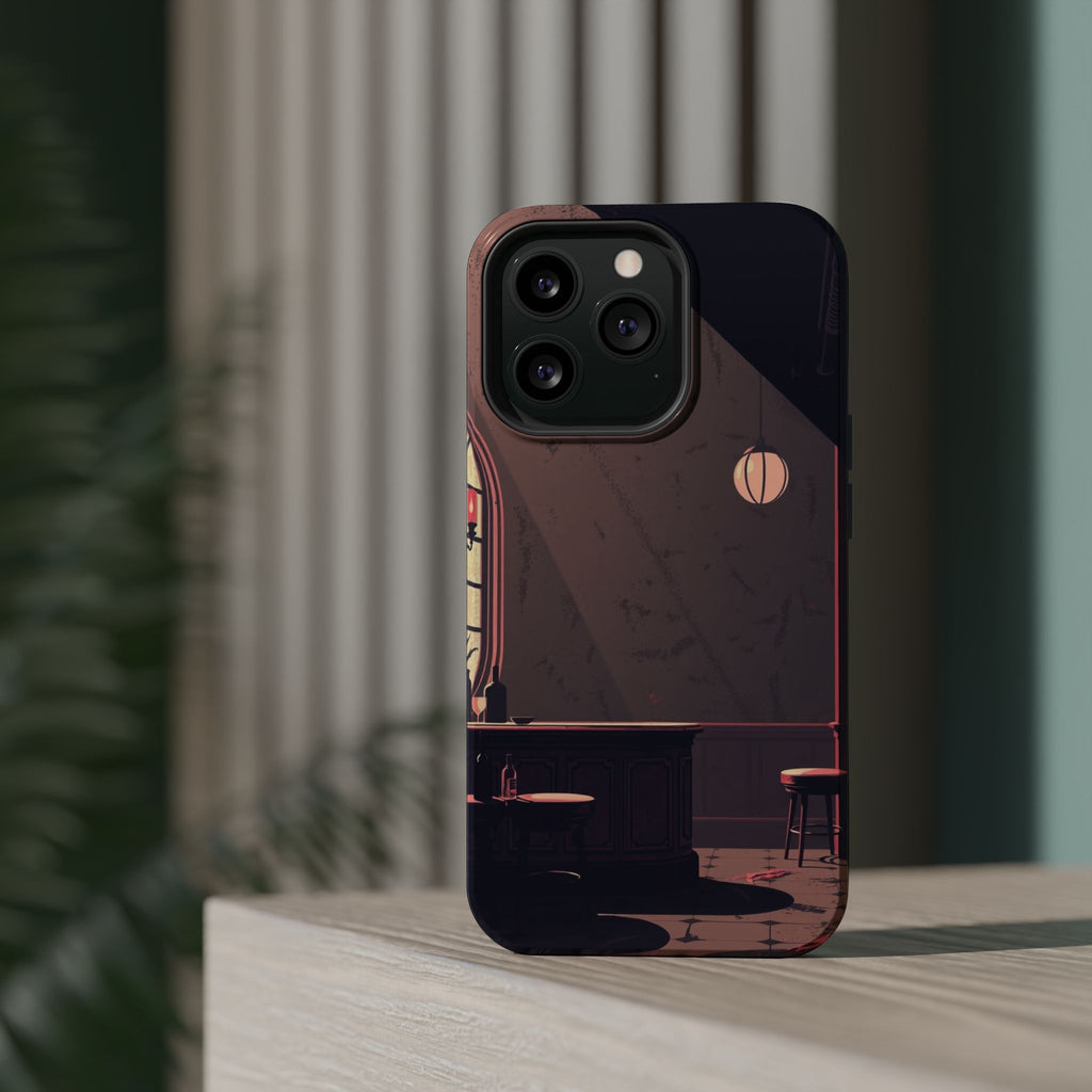 iPhone Speakeasy Dark Grunge Distressed Slim Everyday Designer Case · iPhone Cas