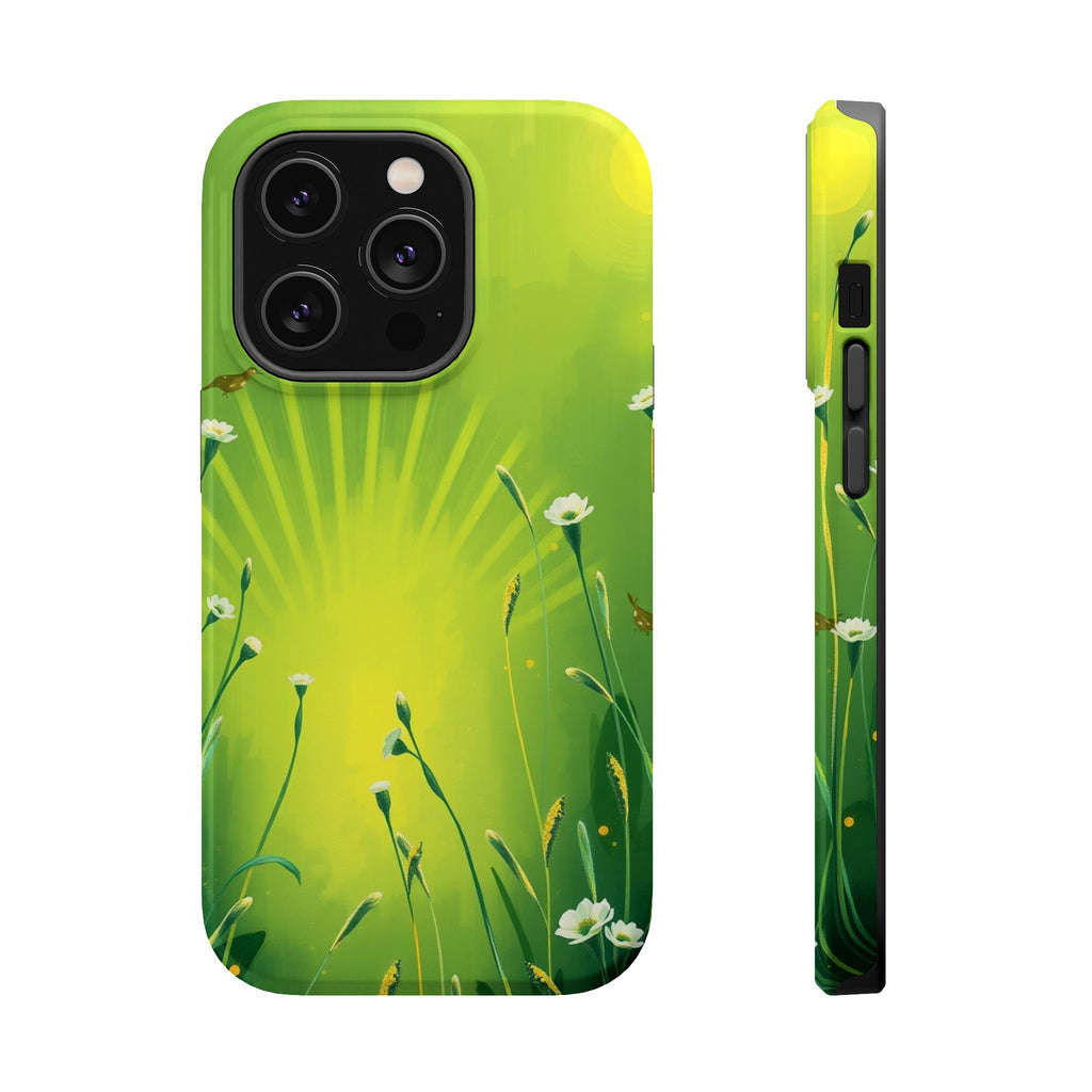 iPhone Spring Meadow Cinematic Art Bold Modern Everyday Snap Case · iPhone Case