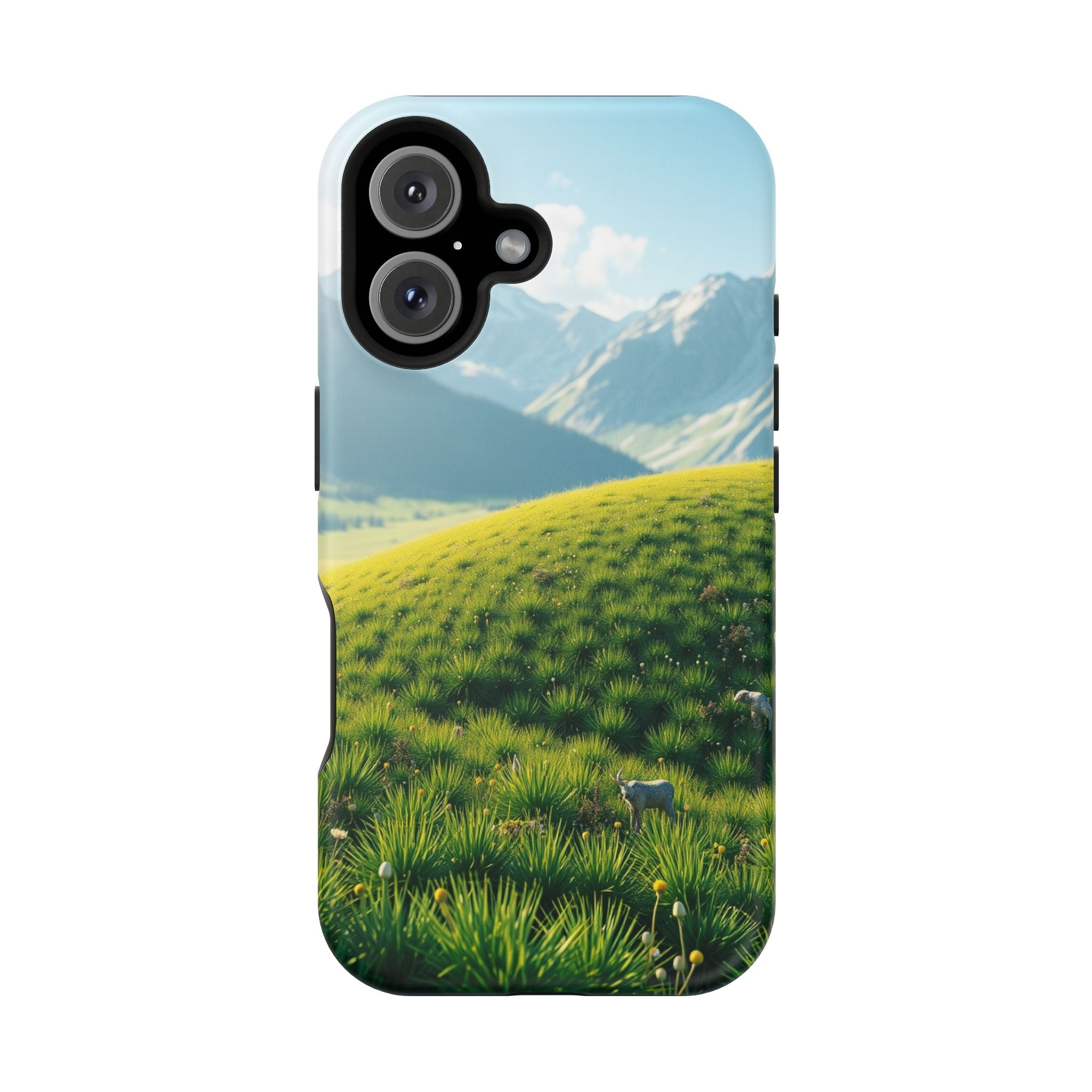 iPhone Vibrant Alpine Meadow Design Slim Everyday Designer Case · iPhone Case
