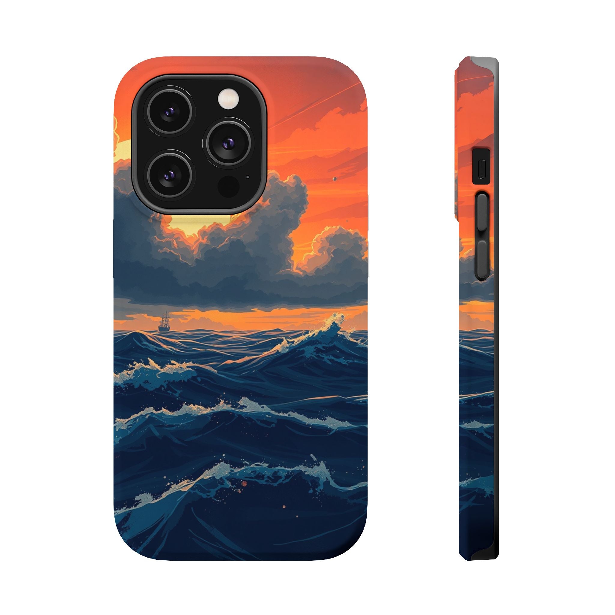 iPhone Dreamy Storm at Sea Design 15 Slim Everyday Designer Case · iPhone Case
