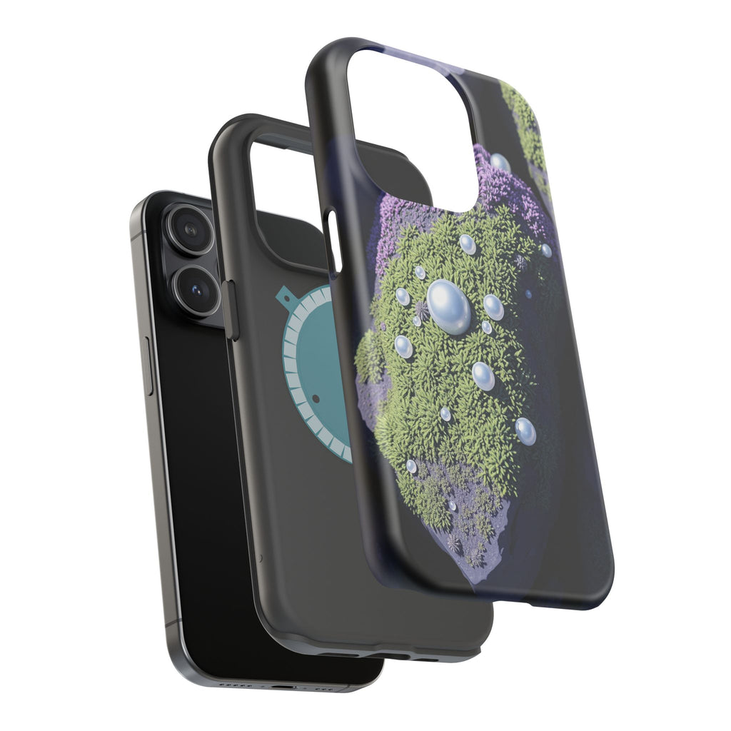 iPhone Moss Covered Rocks Electric Art Slim Everyday Designer Case · iPhone Case