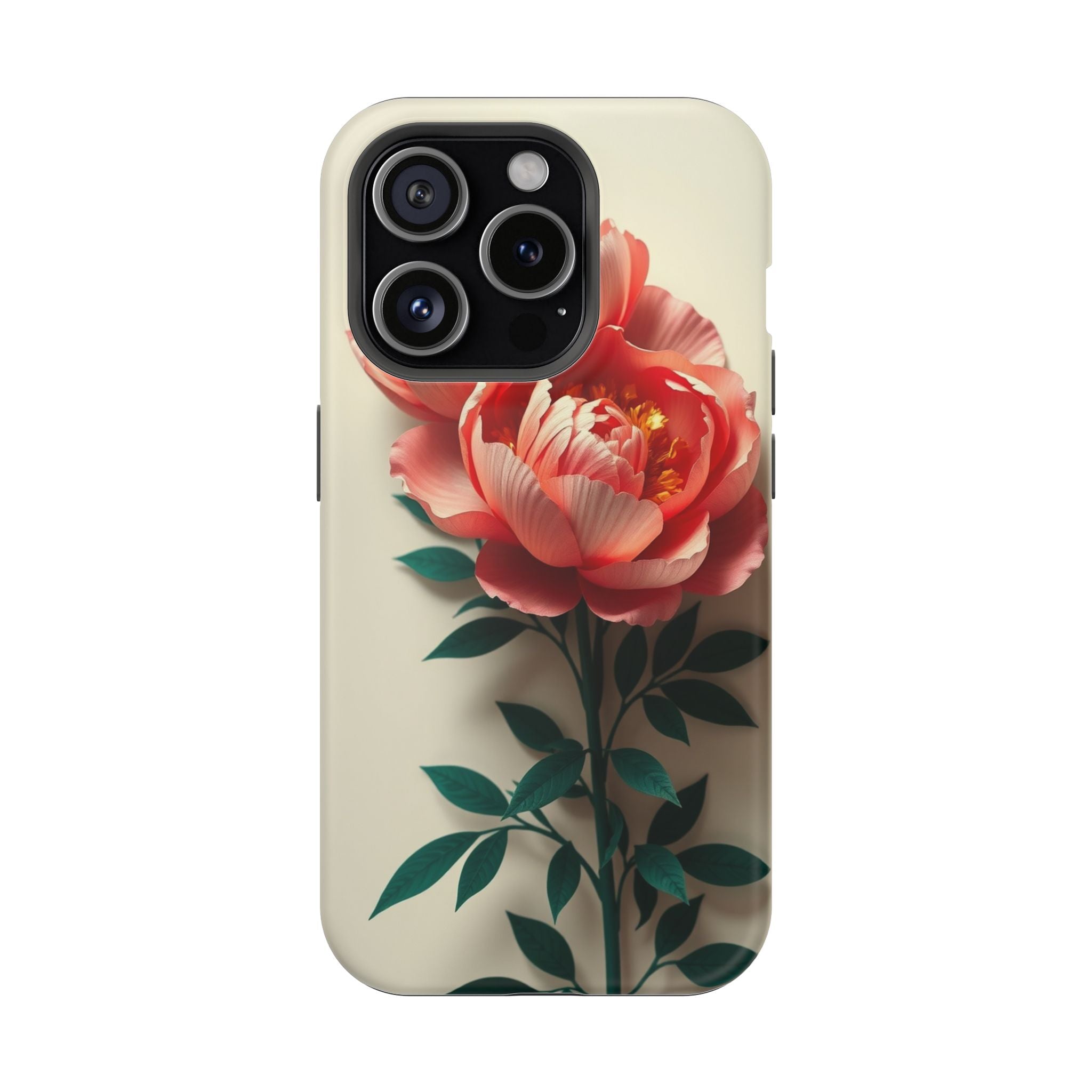 iPhone Emerald Green And Gold Peony Bouquet Slim iPhone Everyday · iPhone Case