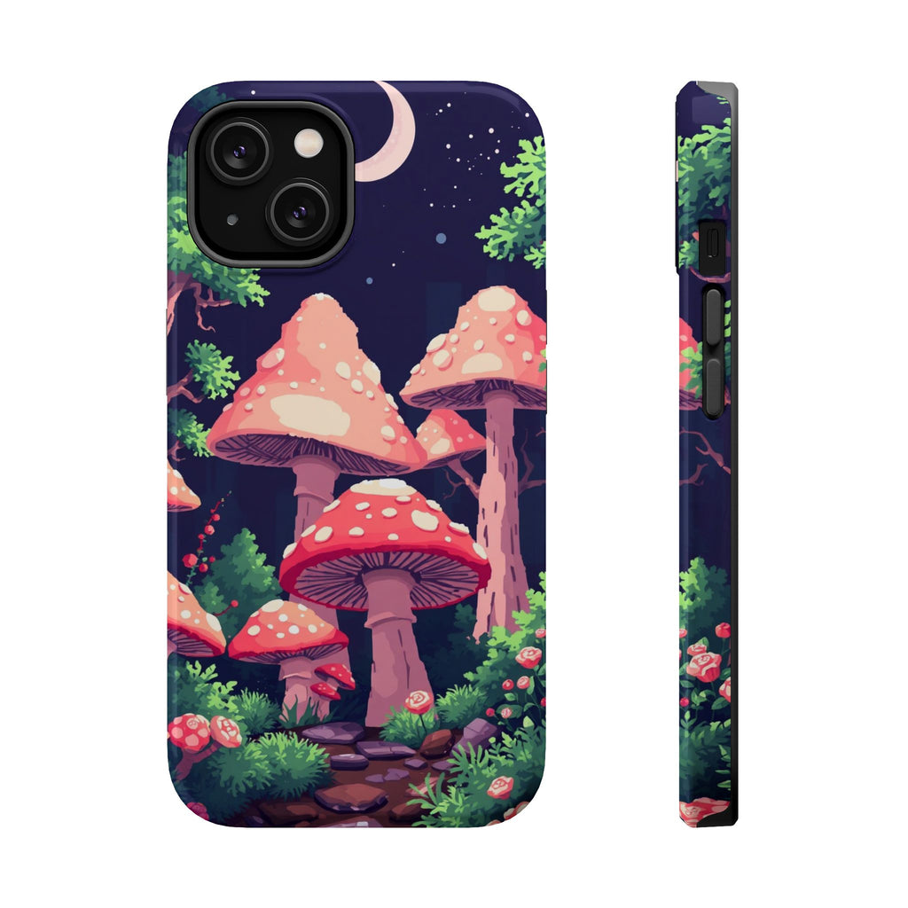 iPhone Mushroom Forest Pixel Art -Bit Slim Everyday Designer Case · iPhone Case