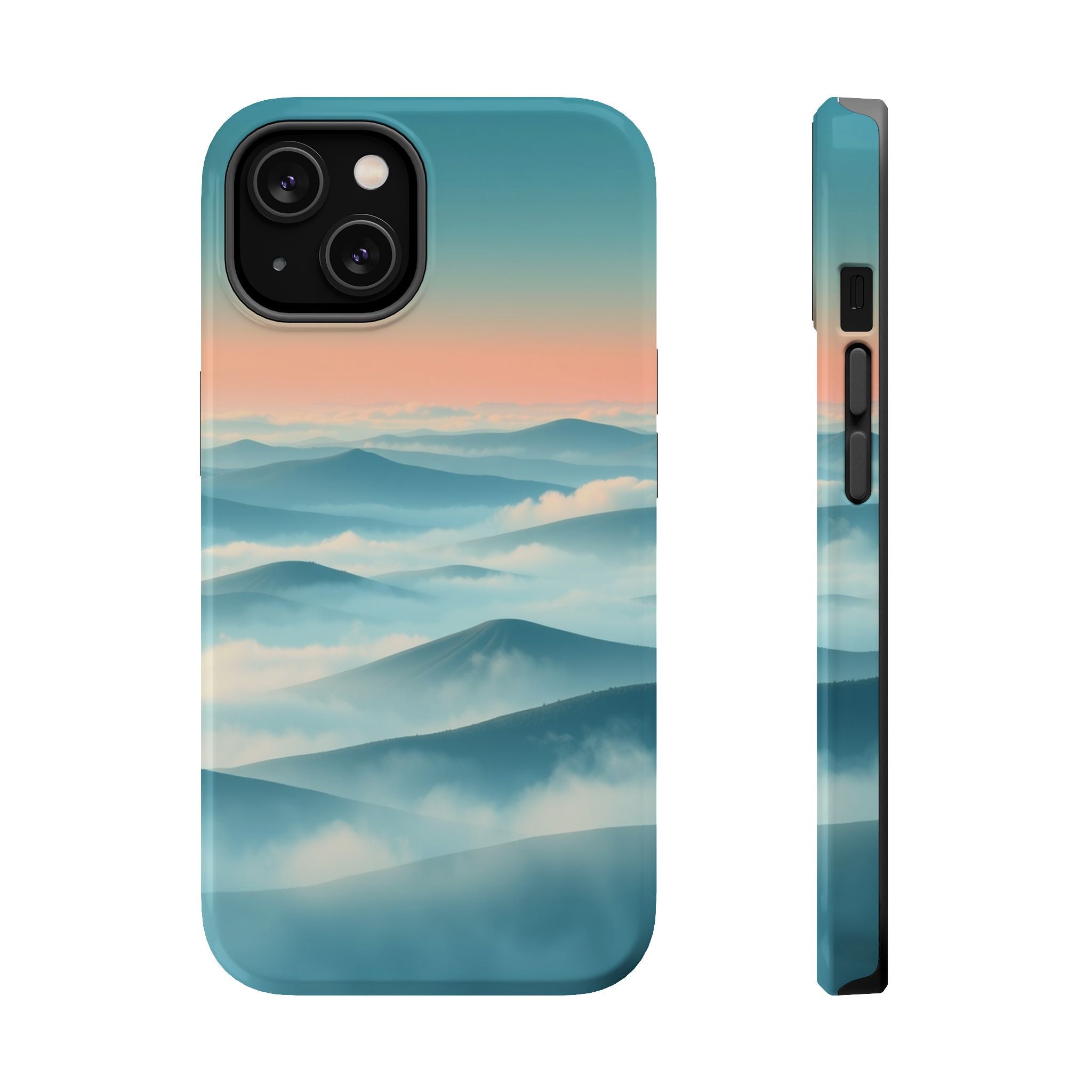 iPhone Fog Rolling Over Hills Electric Art Slim iPhone 17 Everyday · iPhone Case