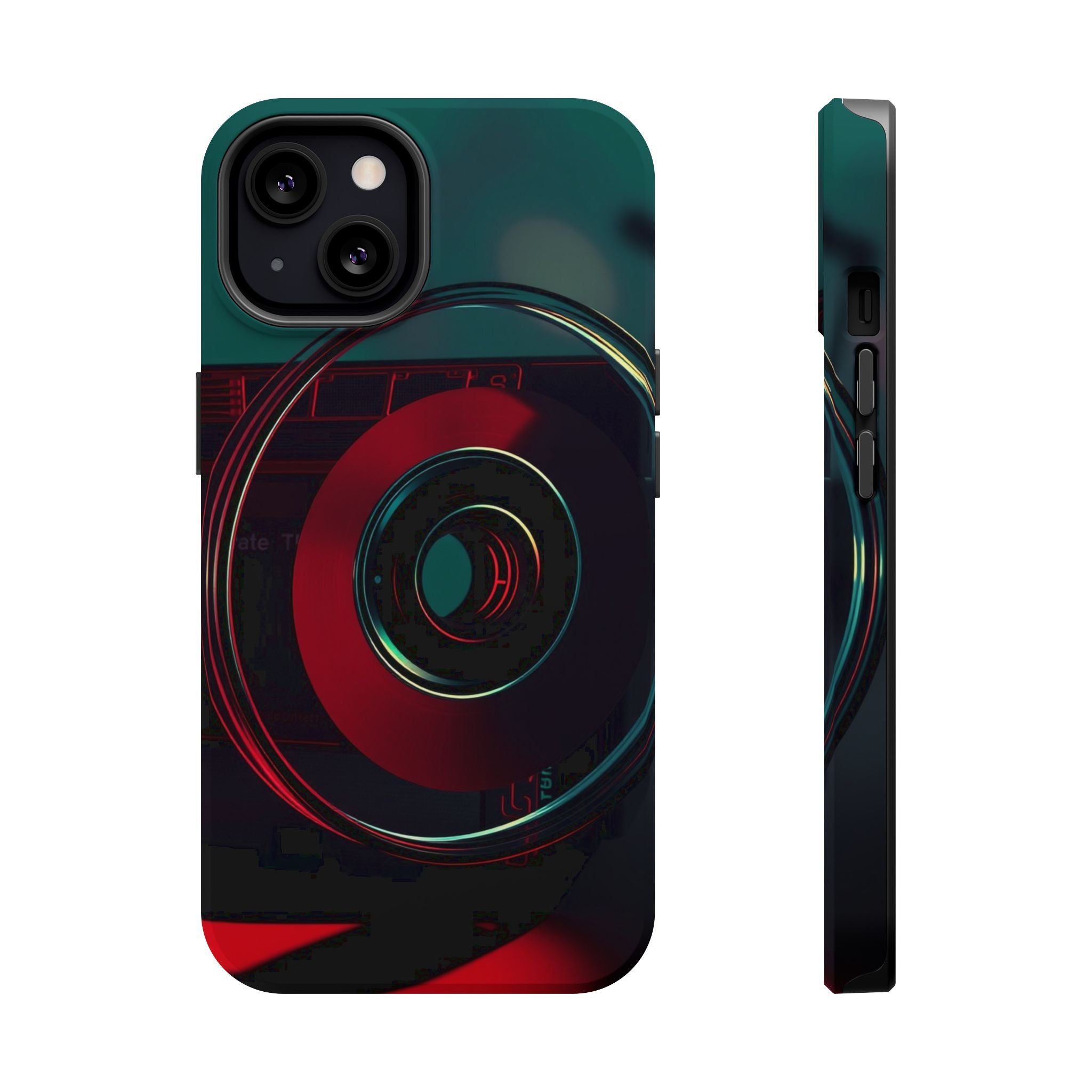 iPhone Vibrant Cassette Tape Rewind Design Slim Everyday Designer Case · iPhone