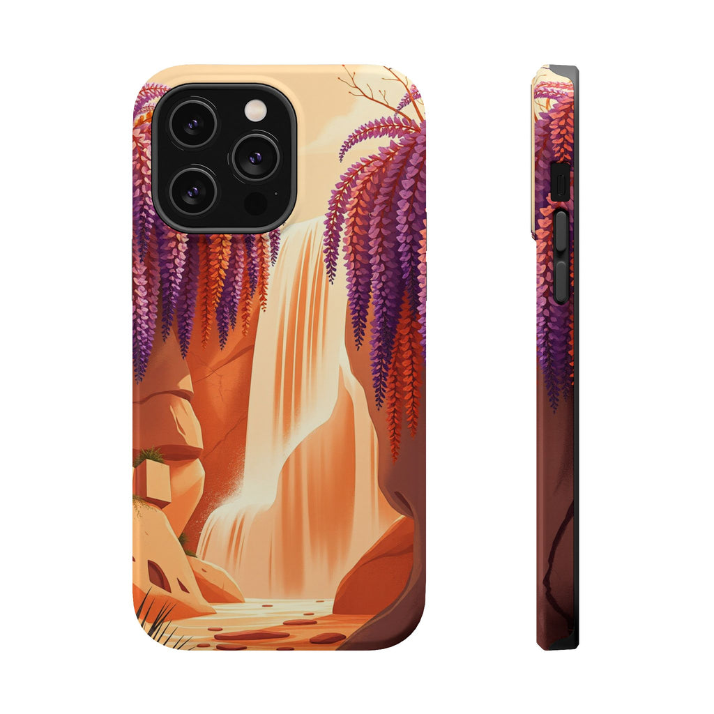 iPhone Wisteria Cascade Grunge Distressed Slim iPhone Everyday Designer · iPhone