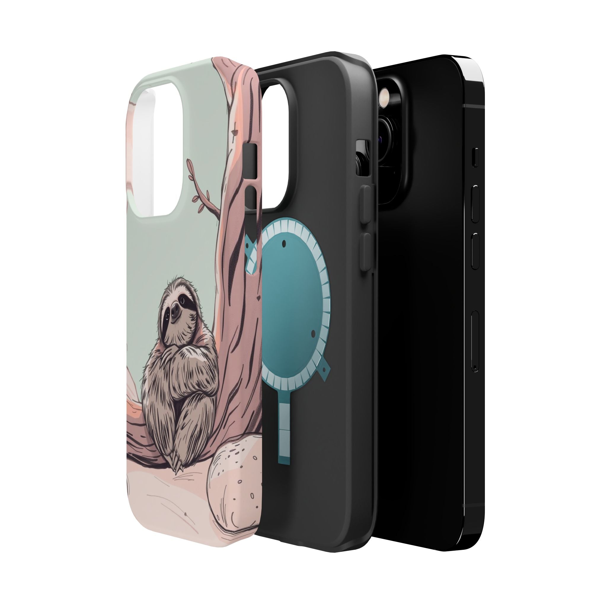 iPhone Cozy Sloth Mode Hand-Drawn Sketch Slim Everyday Designer Case · iPhone Ca