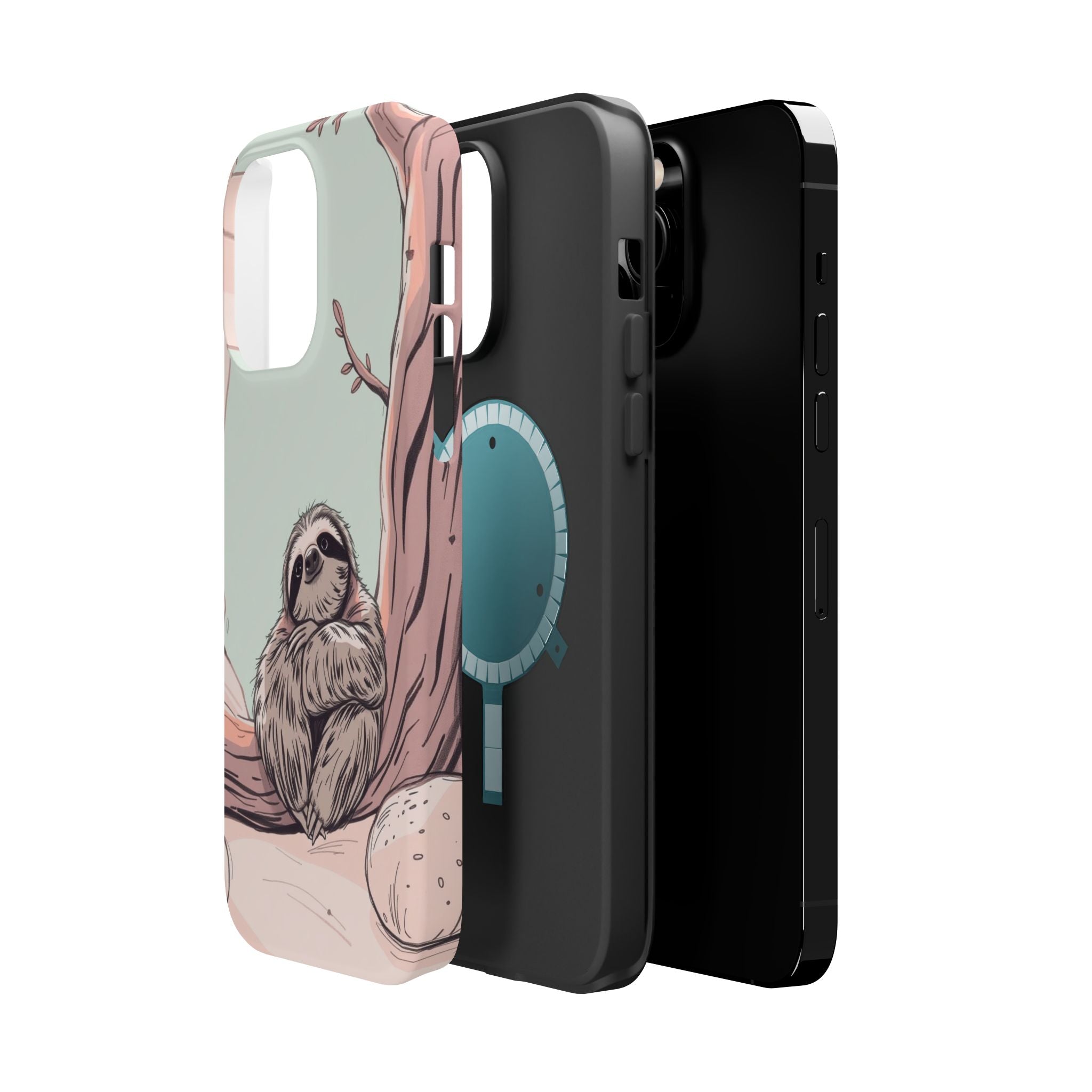 iPhone Cozy Sloth Mode Hand-Drawn Sketch Slim Everyday Designer Case · iPhone Ca