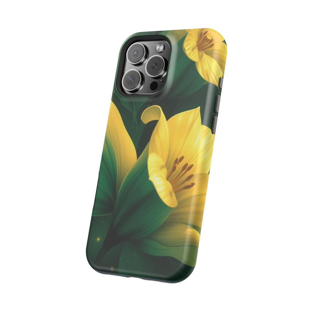 iPhone Night Bloomer Gold Foil Luxury Slim Everyday Designer Case · iPhone Case