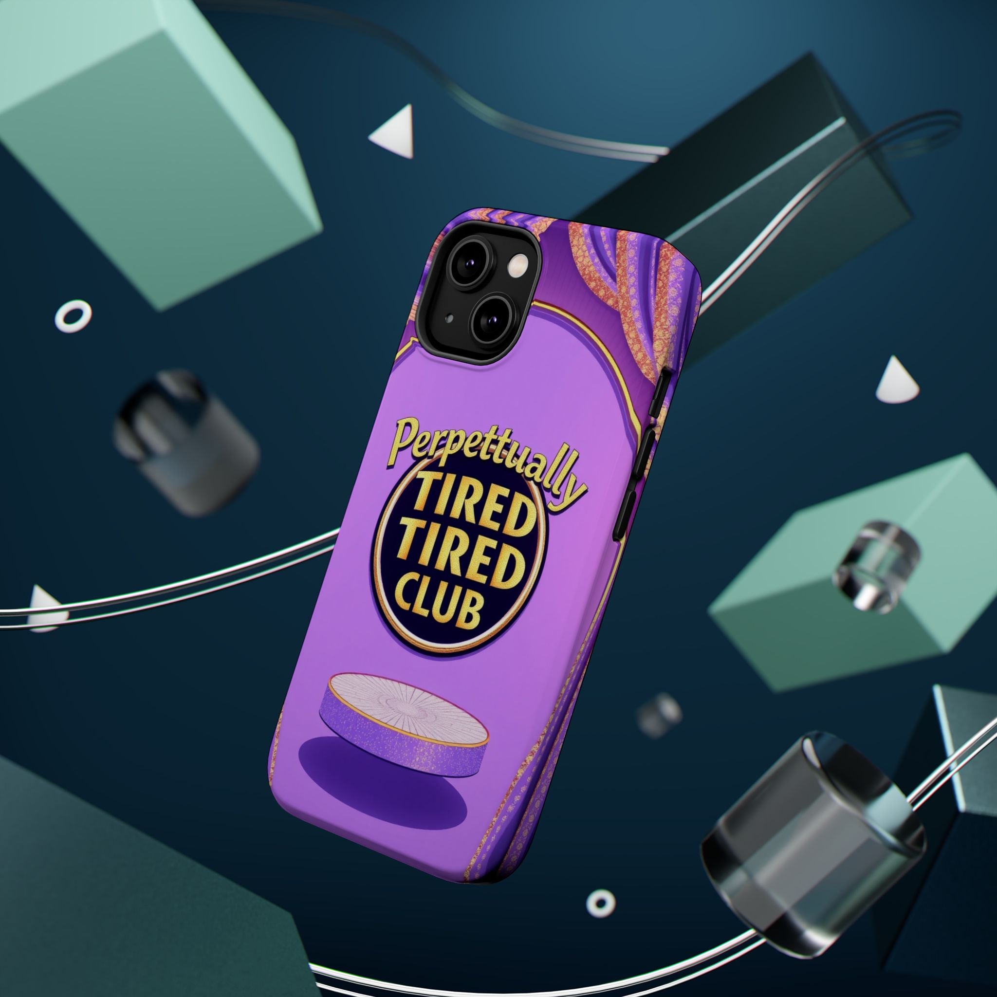 iPhone Perpetually Tired Club Bold Art Slim Everyday Designer Case · iPhone Case