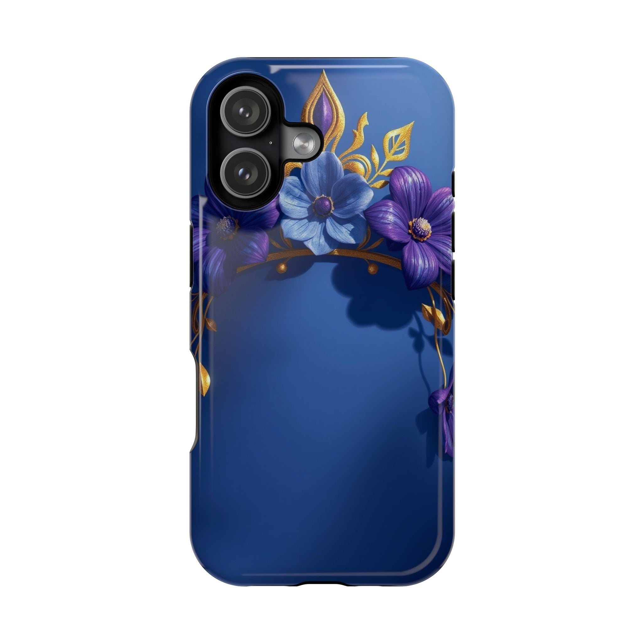 iPhone Vibrant Floral Crown Design 14 Slim Everyday Designer Case · iPhone Case