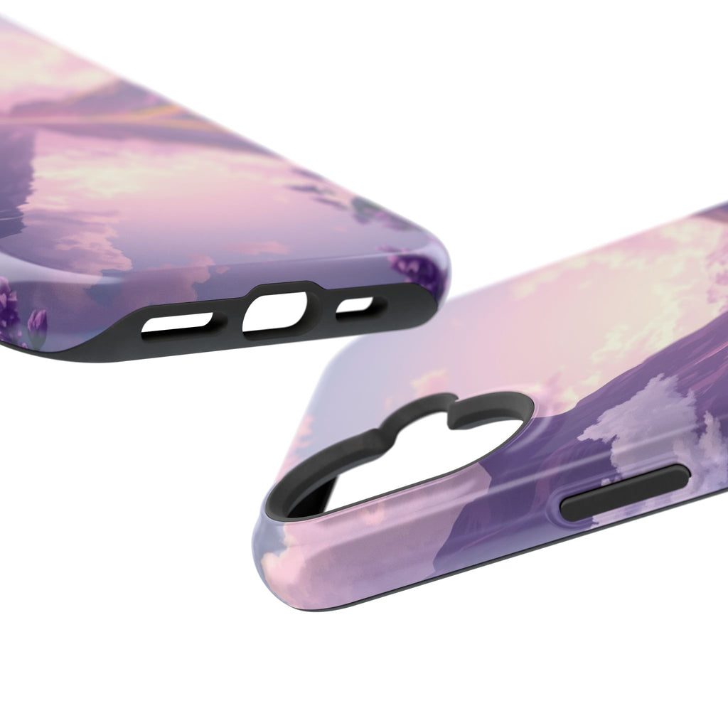 iPhone Lavender And Pearl Fjord Reflection Slim iPhone Everyday · iPhone Case