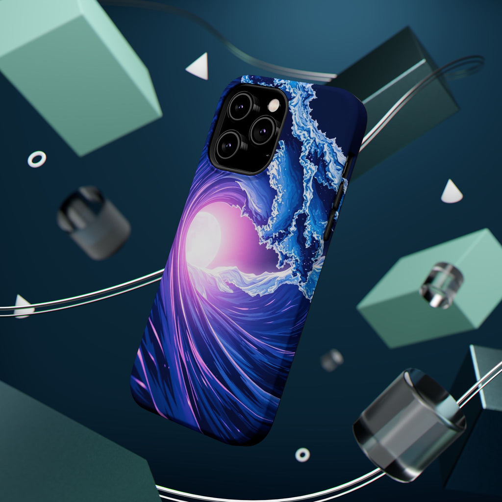 iPhone Holographic Wave Cinematic Art Slim Everyday Designer Case · iPhone Case
