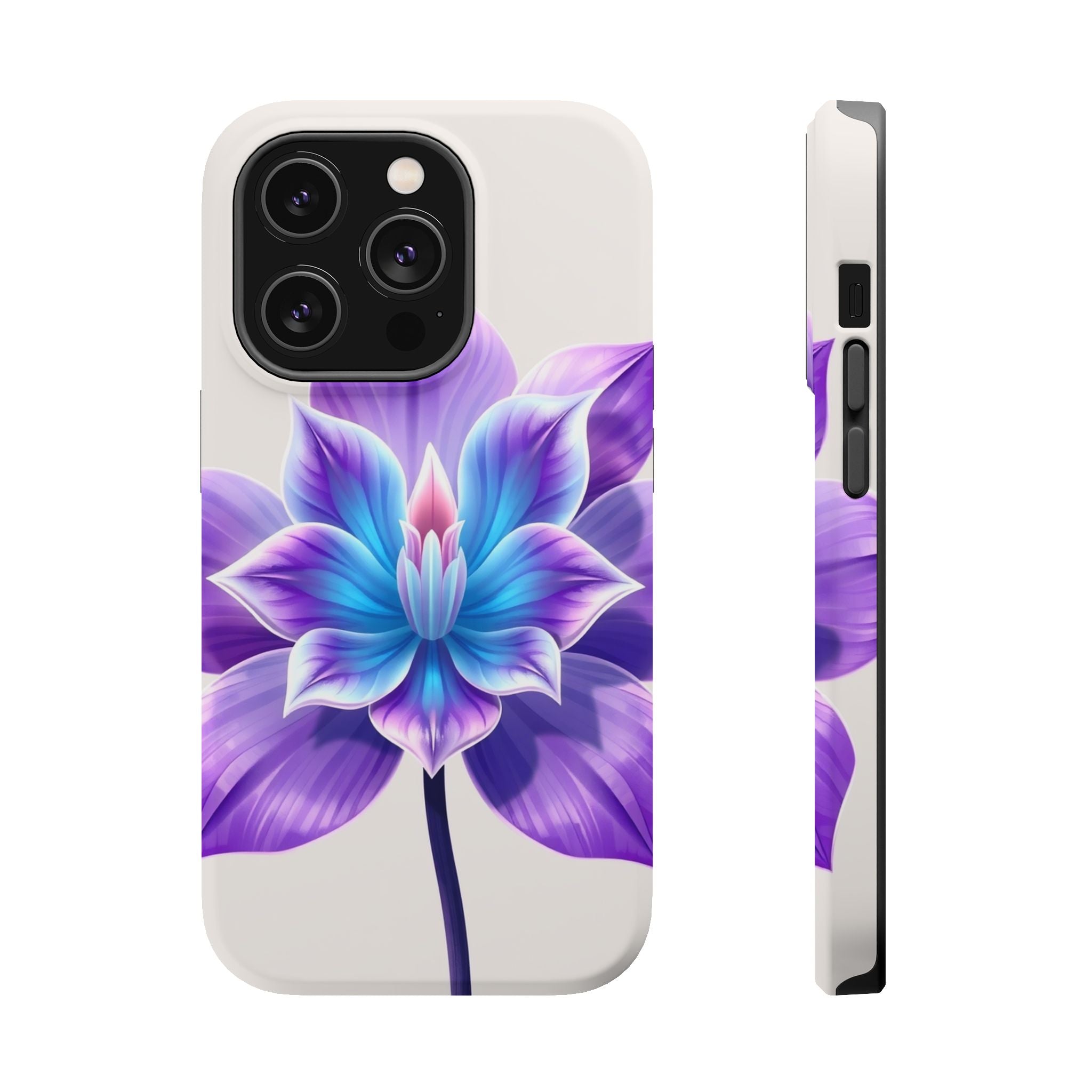 iPhone Dreamy Neon Floral Design 10 Slim Everyday Designer Case · iPhone Case