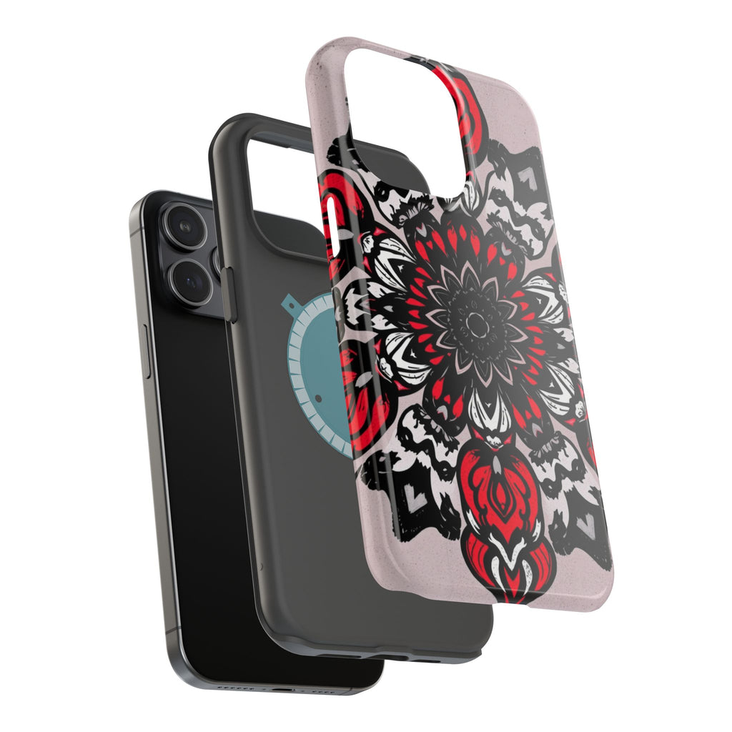 iPhone Floral Mandala Bold Art Slim Everyday Designer Case · iPhone Case