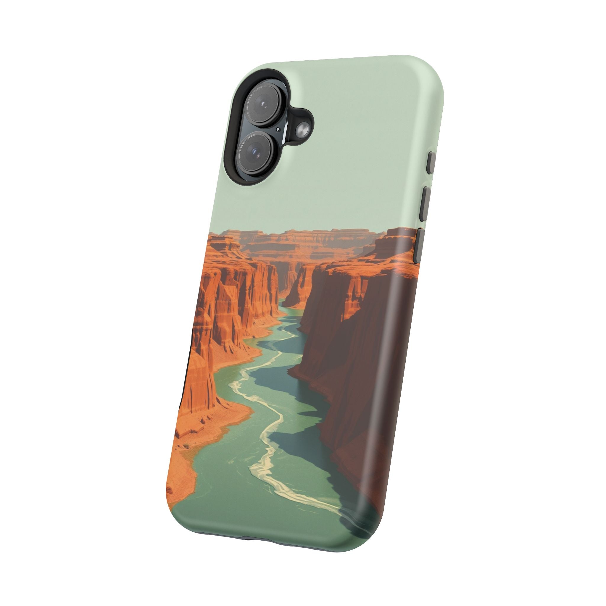iPhone Burnt Orange And Sand River Canyon Slim iPhone Everyday Designer · iPhone