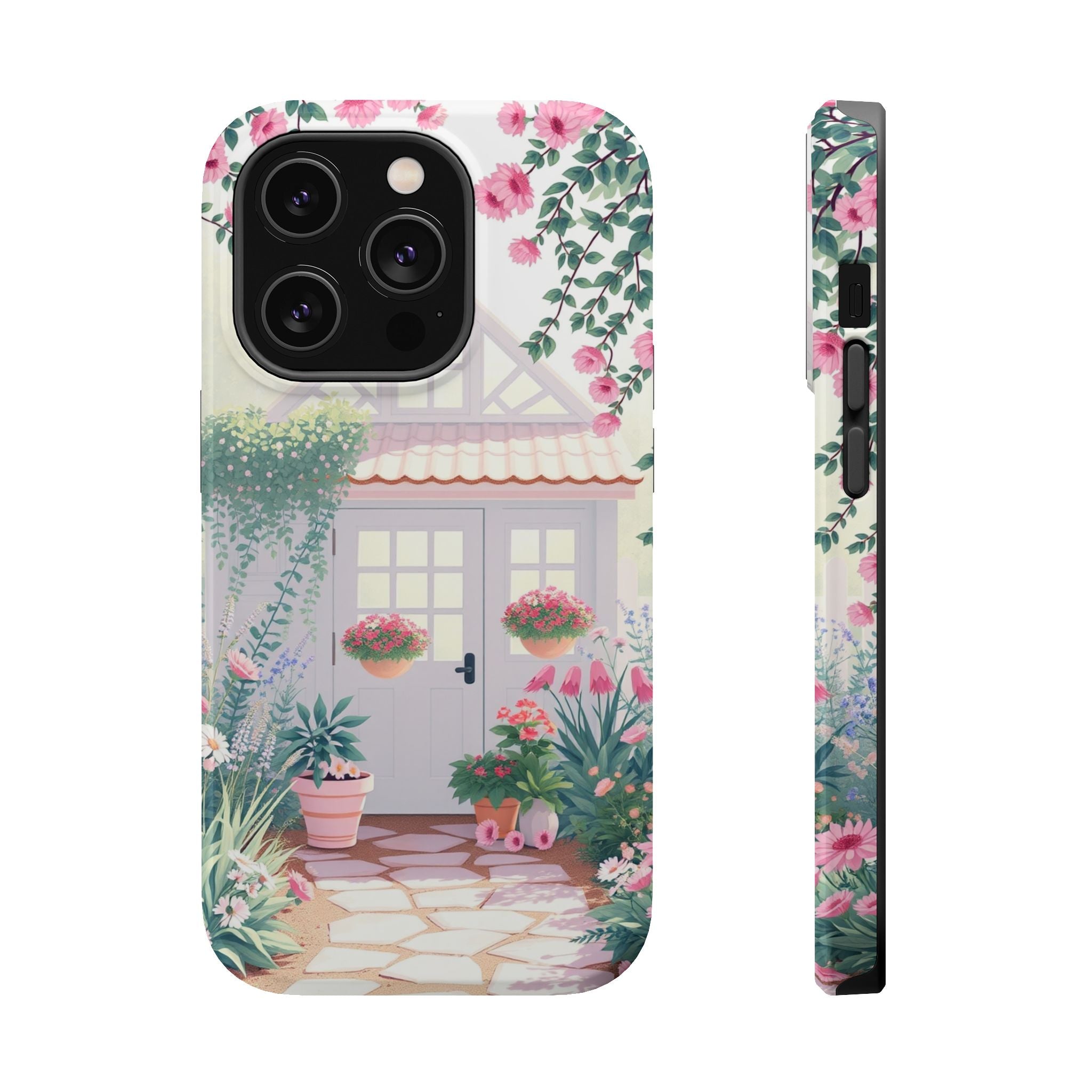 iPhone Cottage Garden Pastel Kawaii Slim Everyday Designer Case · iPhone Case