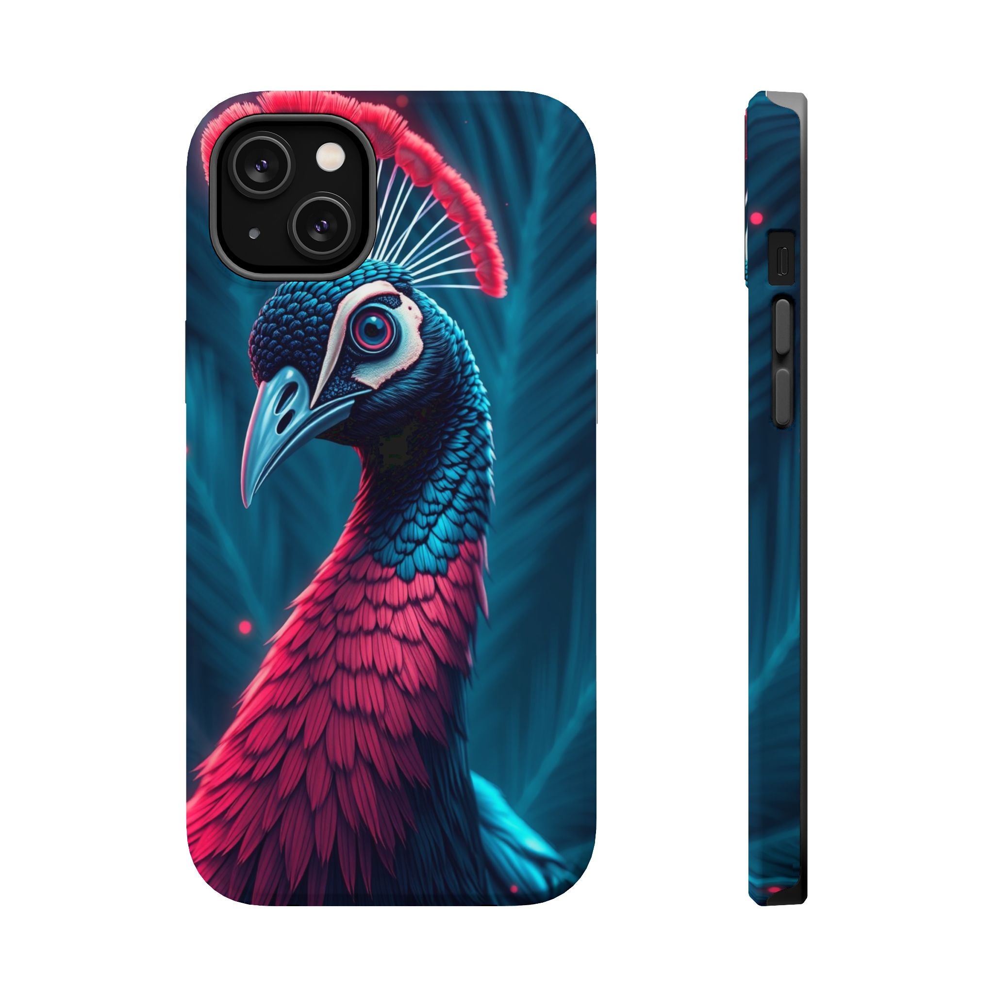 iPhone Nouveau Peacock Electric Art Slim Everyday Designer Case · iPhone Case