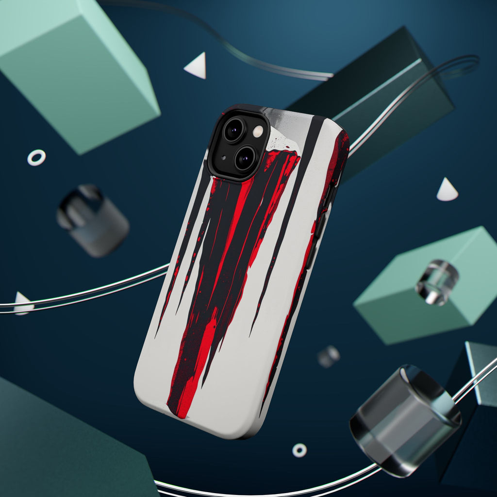 iPhone Black And Crimson Icicle Formation Slim iPhone 15 Everyday · iPhone Case