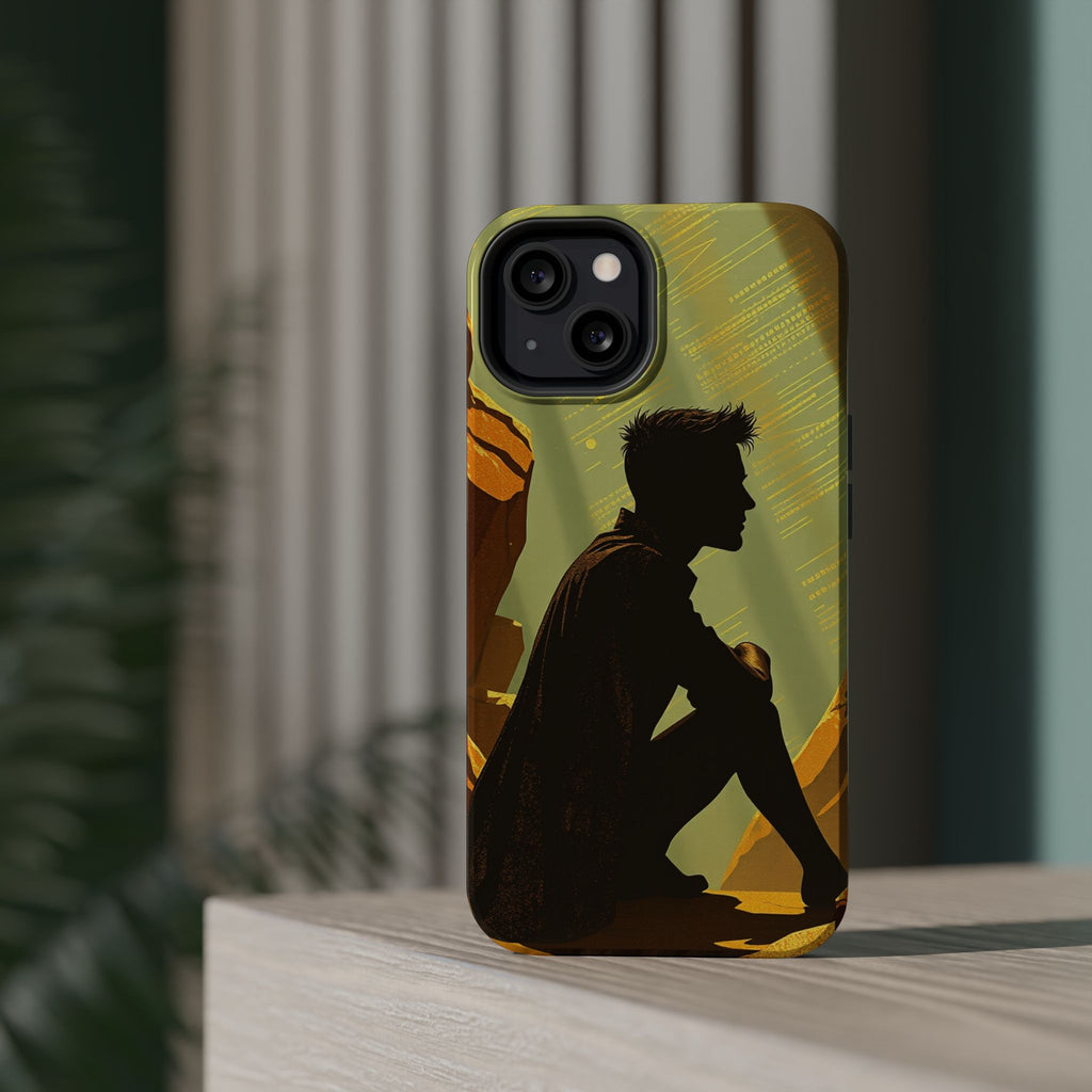 iPhone Mustard And Rust Overthinking Again Slim Everyday Designer Case · iPhone