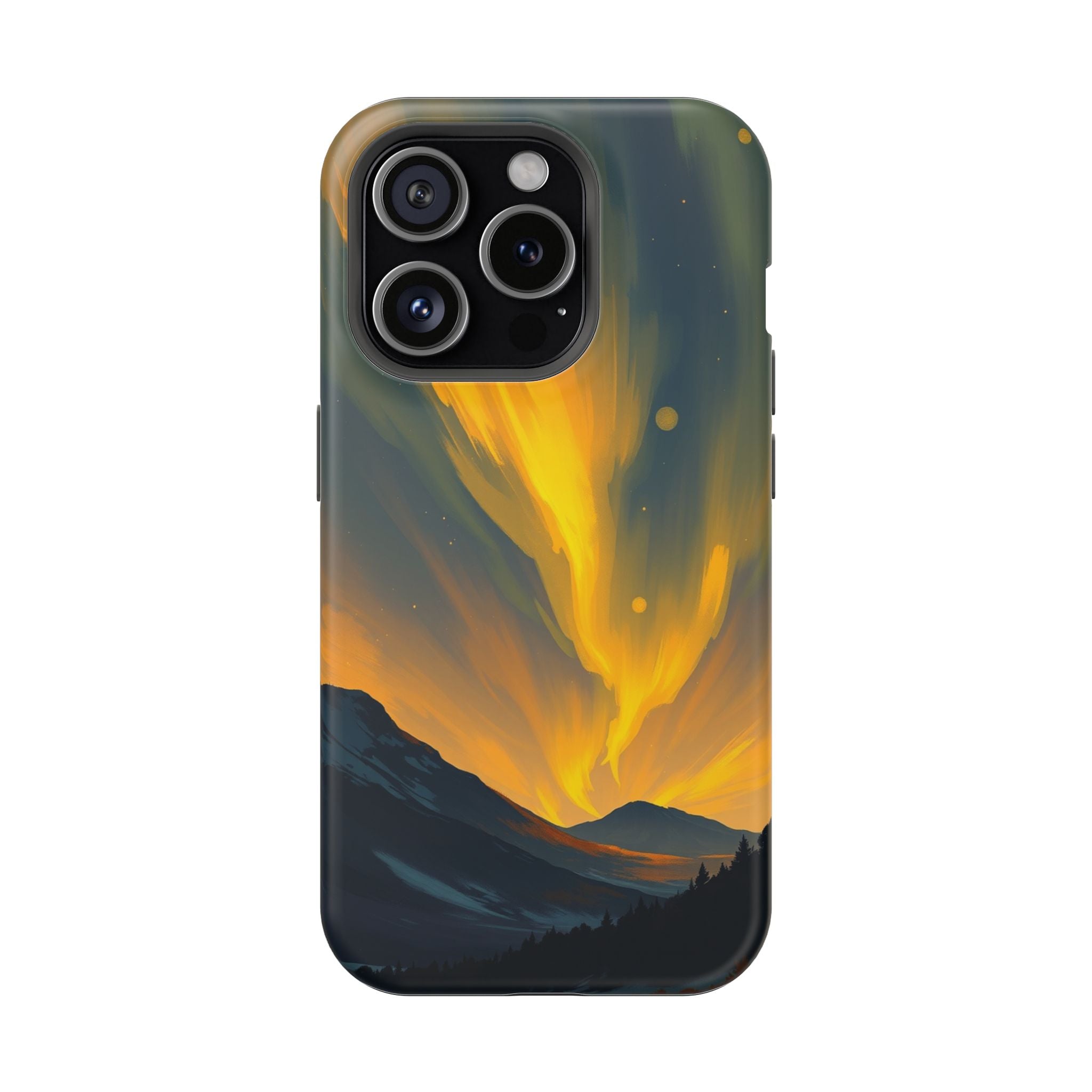 iPhone Serene Northern Lights Design Slim Everyday Designer Case · iPhone Case